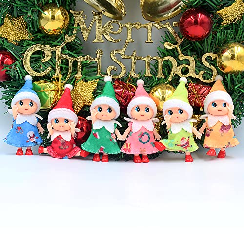 Muñeco bebé duende 11 cm con ropa removible miniatura 3