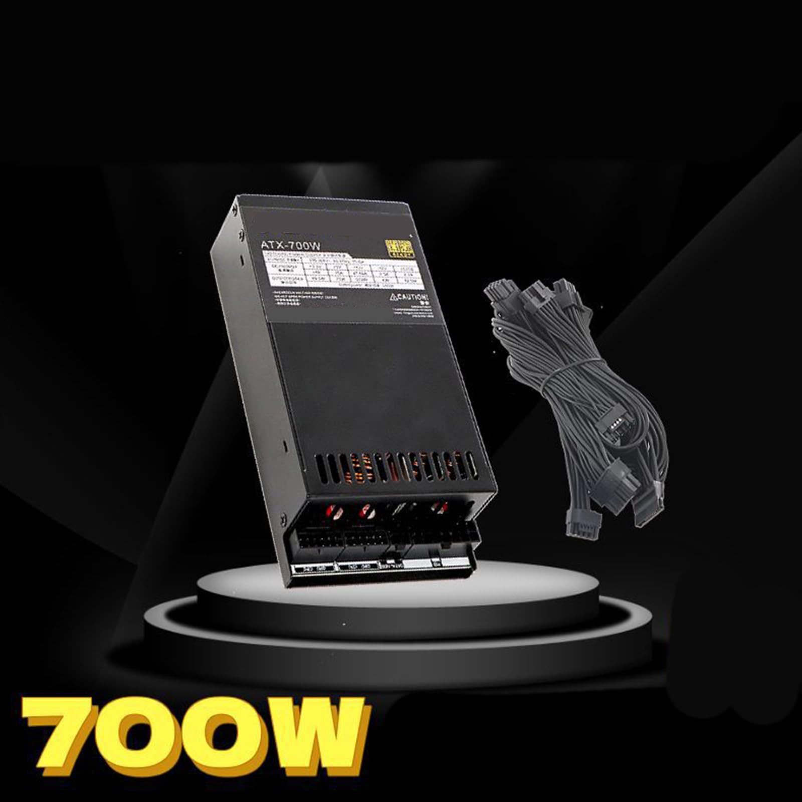 Alimentatore completamente modulare da 700 W con controllo intelligente del calore e design salvaspazio per l'alimentazione desktop di PC da gioco/server