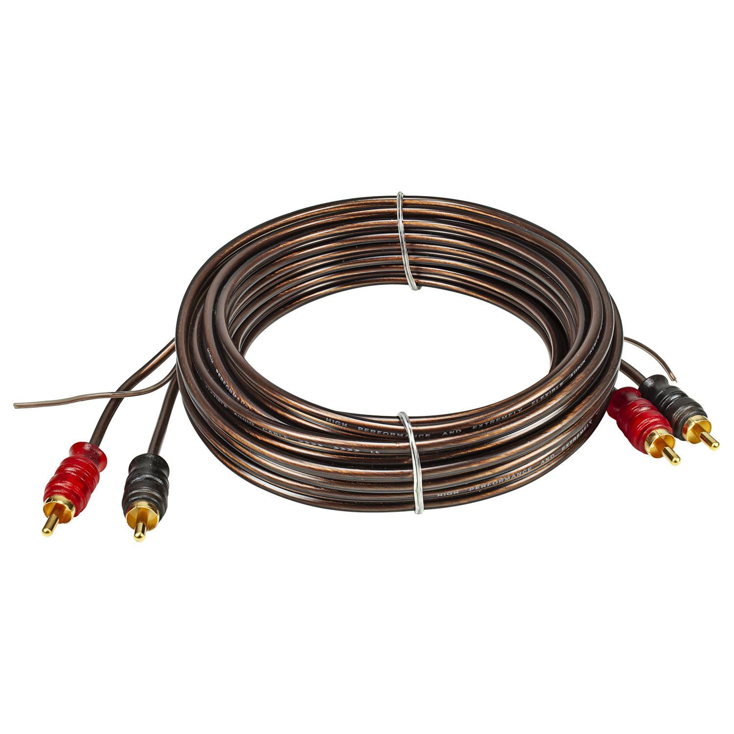 tomzz Audio 5500-022 20qmm Verstärker Endstufen Amplifier Anschluss Set inkl. Sicherungshalter Cinchkabel Kabelschuhe und Sicherung CCA