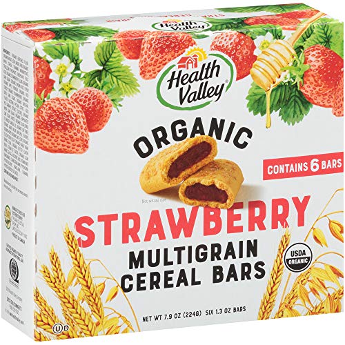Health Valley Organic Multigrain Cereal Bars, Strawberry, 6 Count (Pack of 6) - Thumbnail 2