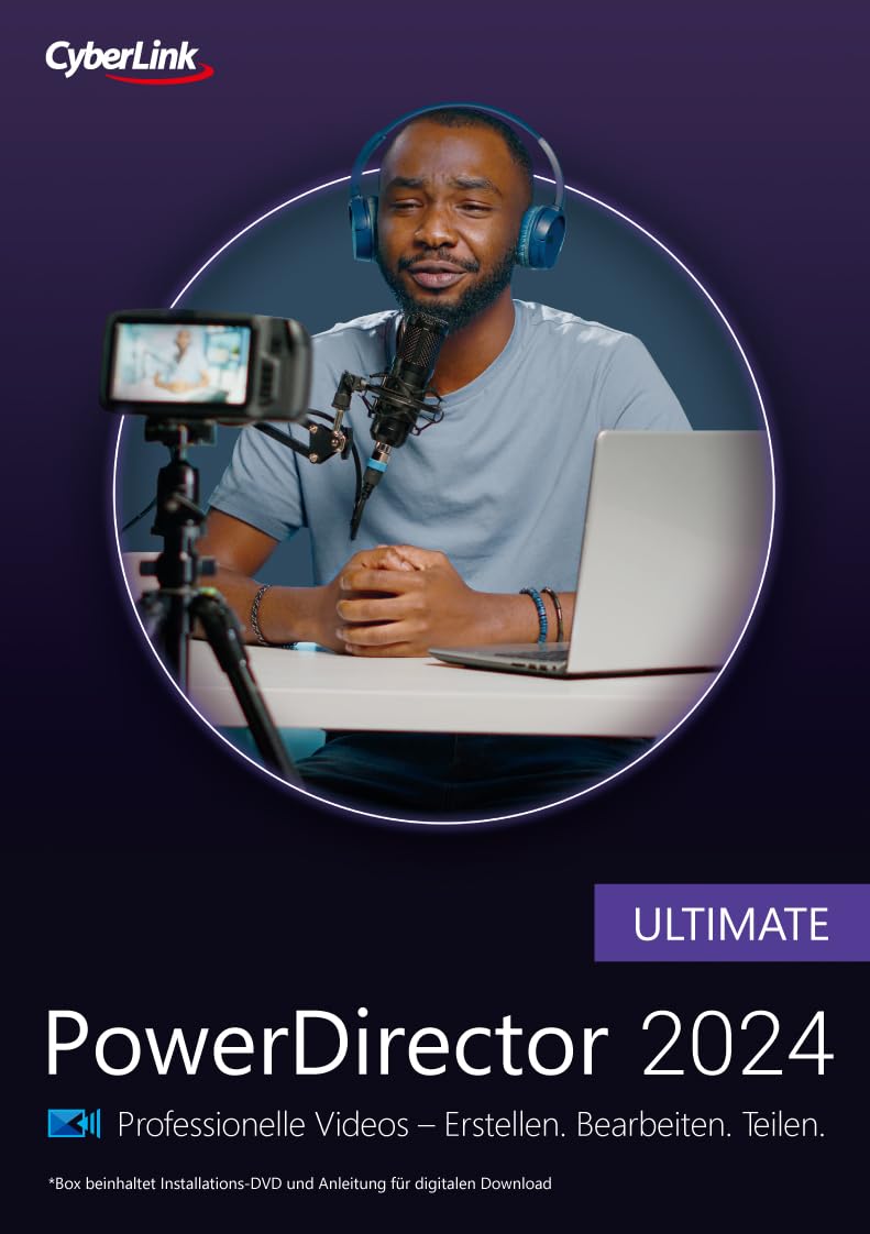 CyberLink PowerDirector 2024 Ultimate | PC Aktivierungscode per Email