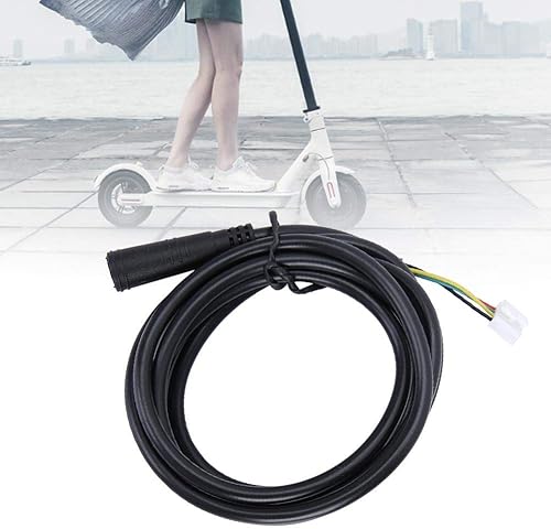 Miniatura 4 de Cable de alimentación de datos de scooter, 4.2 ft 4.17 pies 42 V caucho negro datos cable de alimentación Accesorios para Xiaomi Mijia M365 Scooter