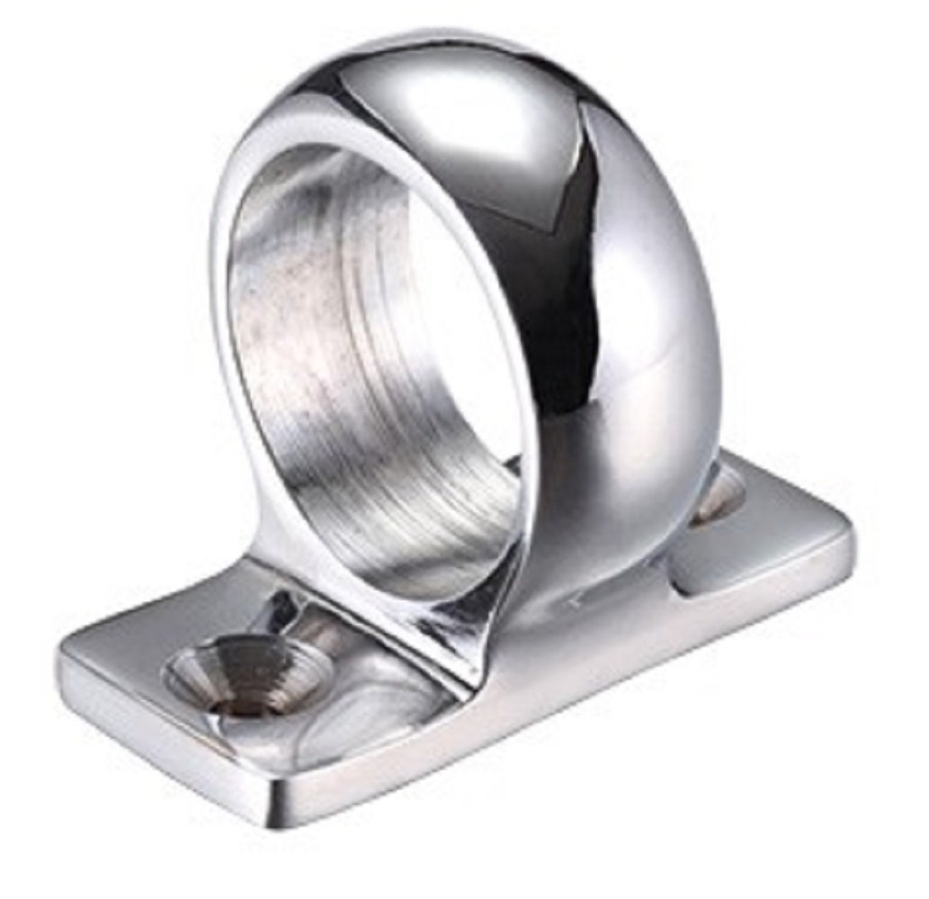Zoo Silver Hardware Solid Sash Window Eye Ring Pull Lift + Screws (Polished Chrome) - Wall Art - Window Hardware - Living Room