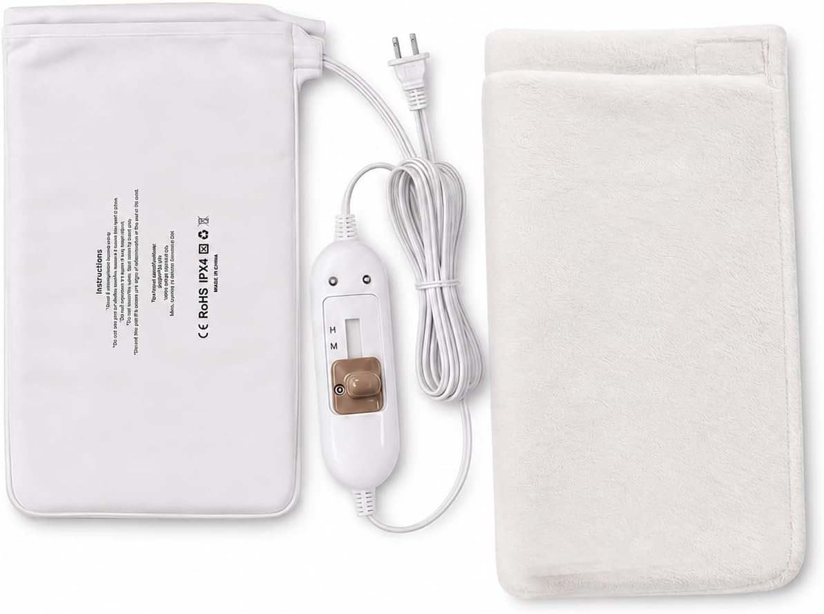 Electric Heated Beauty Mitt, Single Heated Hand Warmer with 3 Heat Levels & Soft Fabric Cover, 13.2x6.9 Heating Glove for Arthritis Hand Comfort, Deep Moisturizing, Spa Hand Care & Home Use