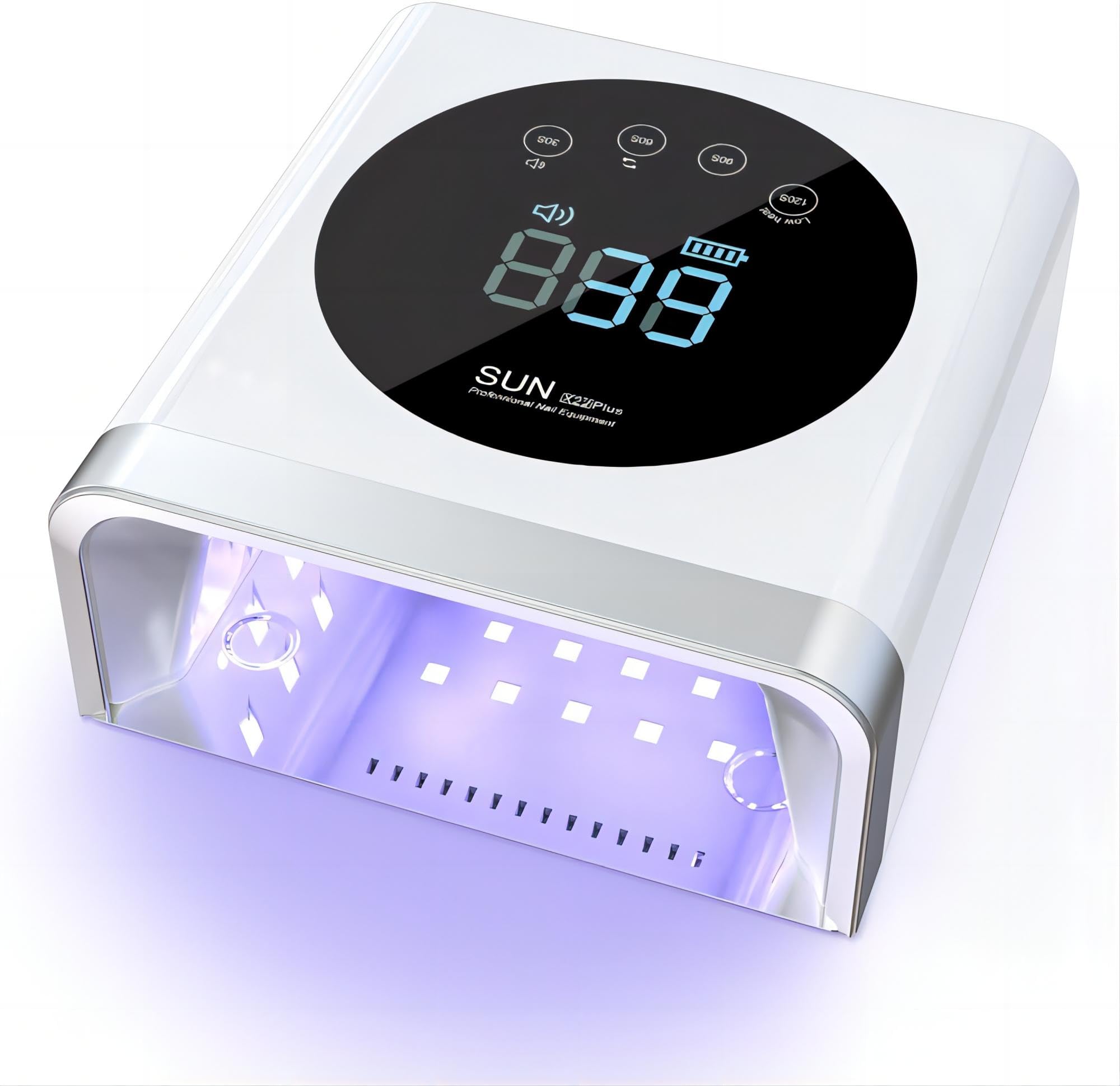 NAILGIRLS 150W Lampe à Ongles UV LED Sans Fil-Machine à Ongles Professionnelle de Salon à Durcissement Rapide avec 36 perles, Rechargeable pour L'utilisation à la Maison et au Salon