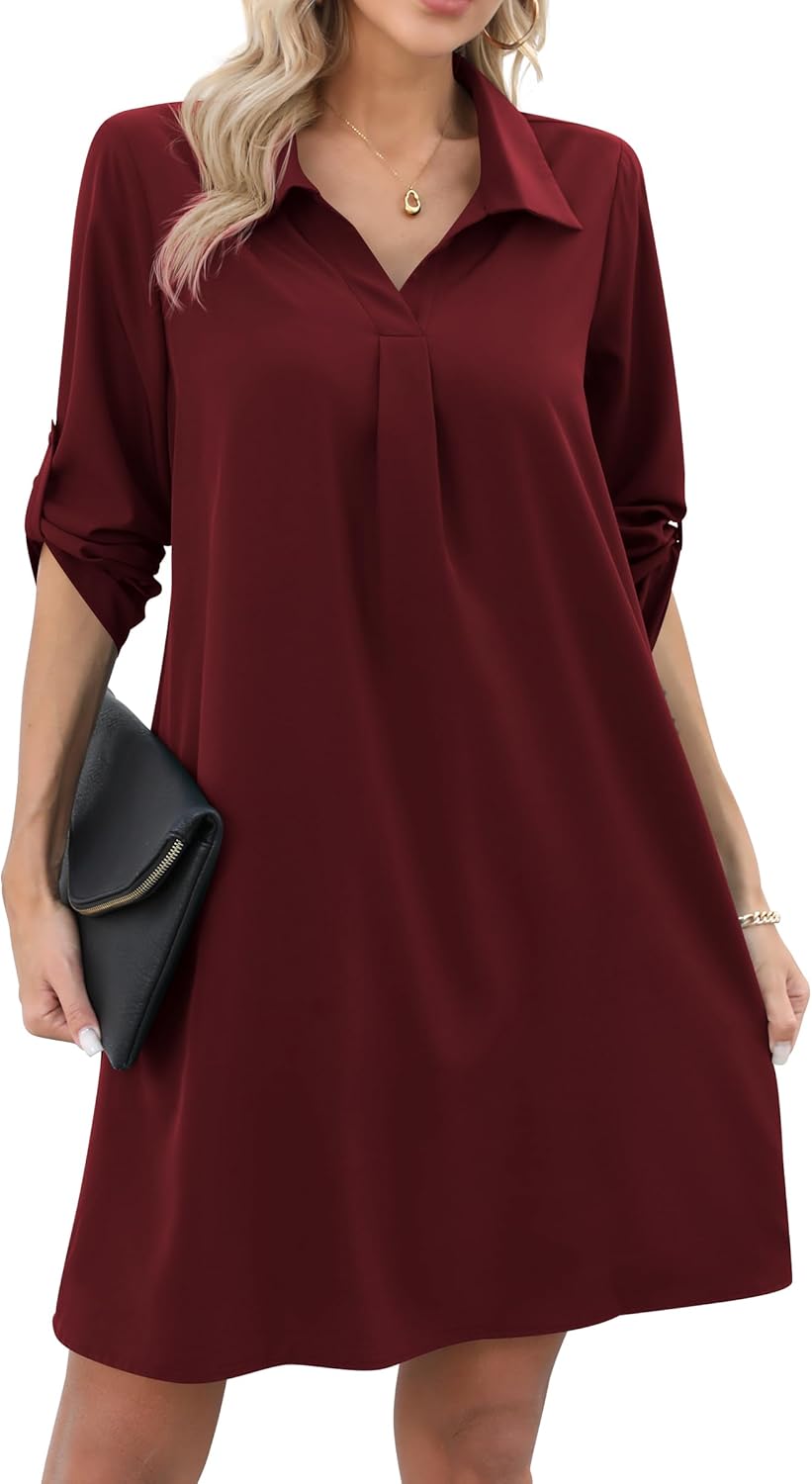 Abitini Estivi Abiti Estivi Viscosa Vestiti Estivi Abito Estate Donna  Missufe Con Scollo A V 92