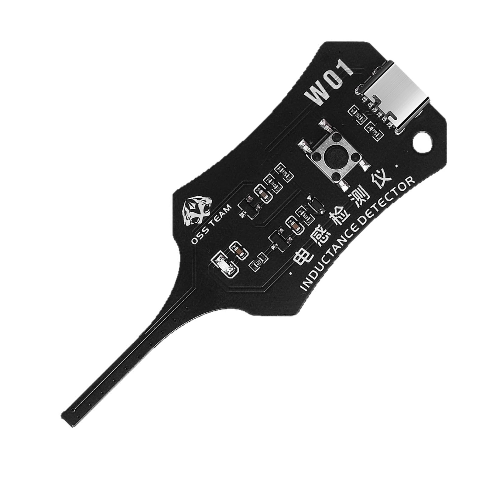 Tester universale di induttanza W01 Rilevatori induttori con costruzione compatta e capacità di rilevamento immediato dei guasti Rilevatori di induzione elettromagnetica