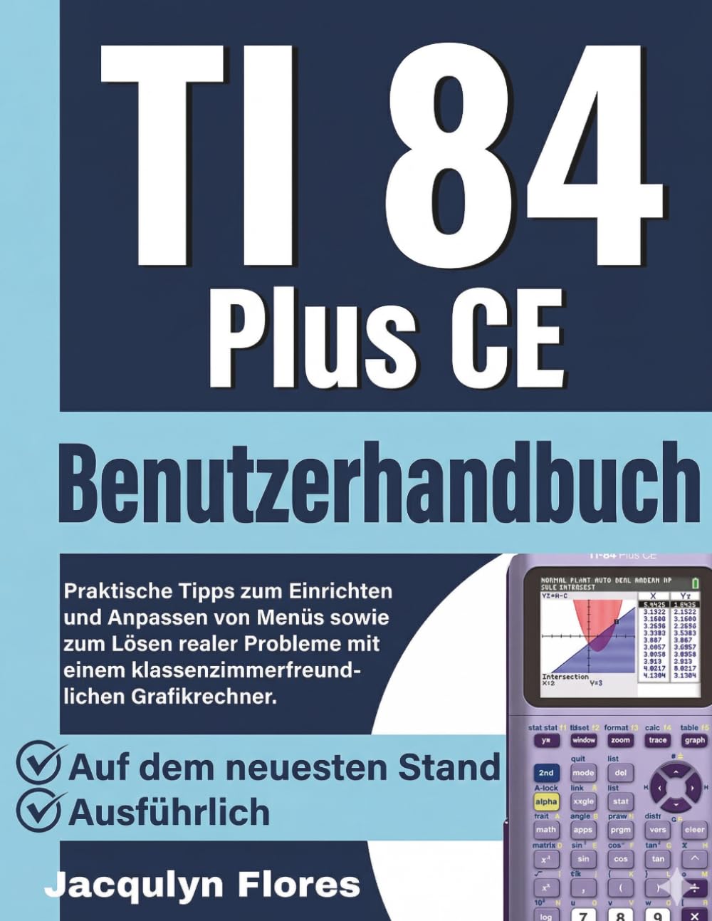 TI 84 Plus CE Benutzerhandbuch: Praktische Tipps zum Einrichten und Anpassen von Menüs sowie zum Lösen realer Probleme mit einem klassenzimmerfreundlichen Grafikrechner