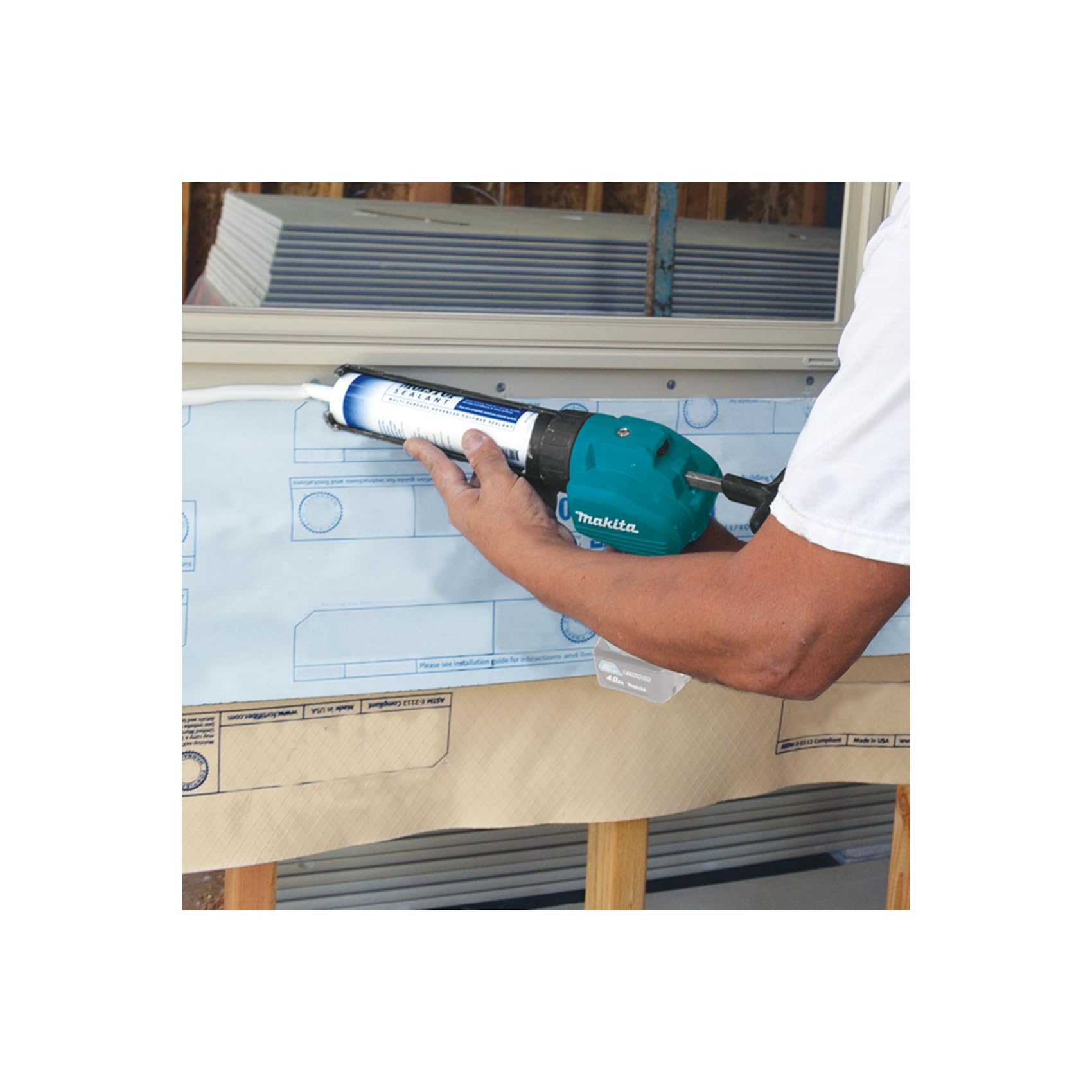 Pistolet à mastic 12 V CXT Li-Ion (produit seul) - MAKITA CG100DZA