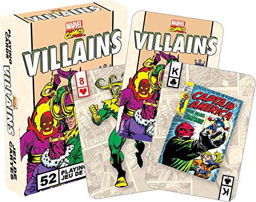 Preisvergleich Produktbild Aquarius Marvel Villains Retro Spielkarten Deck