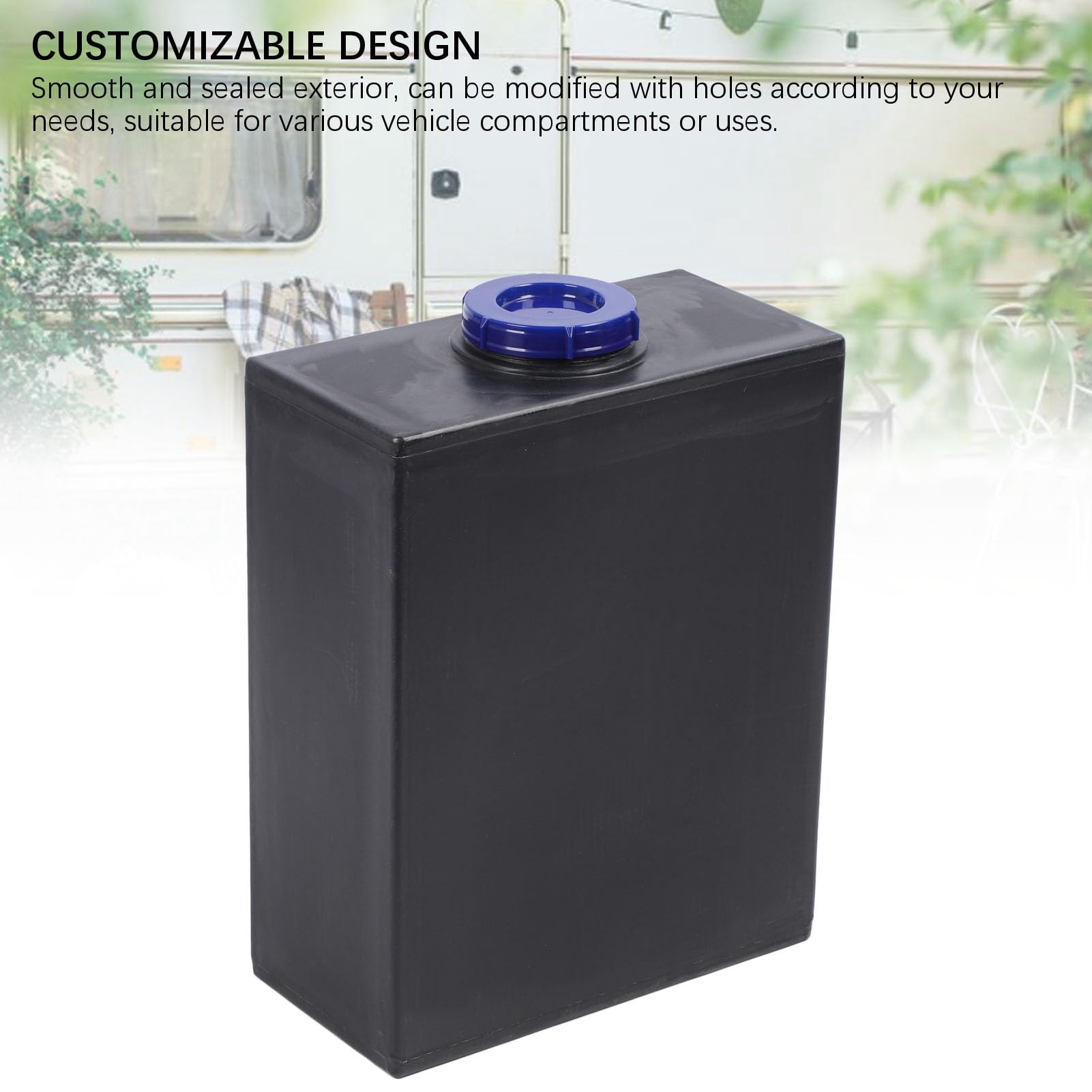 Keenso Shock 'Agua de 10, 5 galones resistente al tanque 'Agua, acumulacin de agua dulce para las fugas para vehculos, barcos