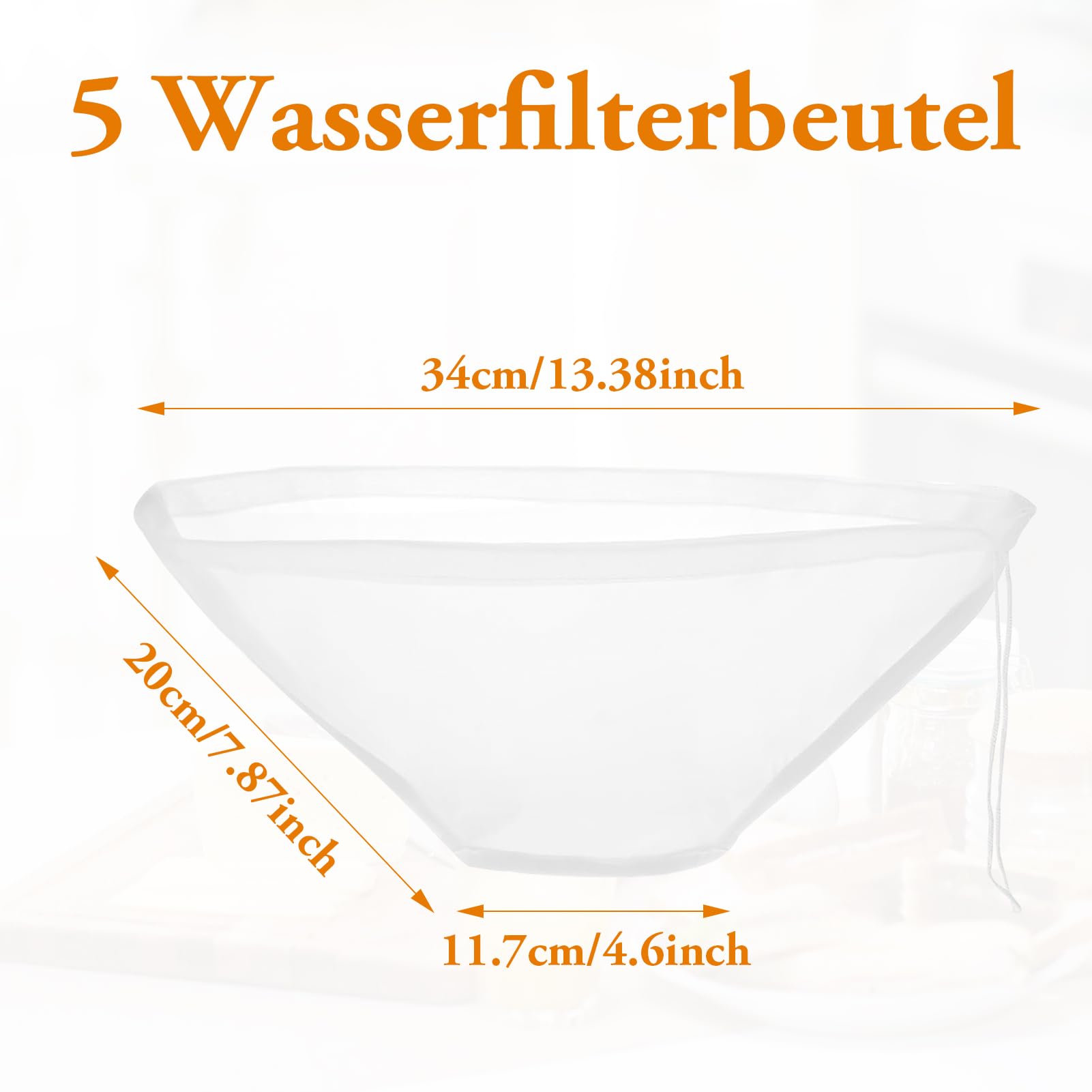 1 sacchetto di tela per formaggio riutilizzabile per filtrare, latte