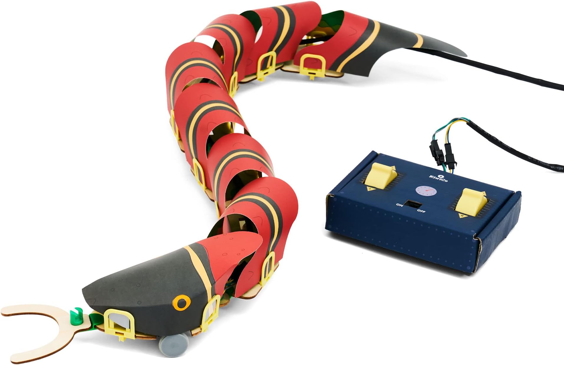 Remote Controlled Snake Robot | DIY Robotics Engineering Building Kit | Science Exploration Activity & RC Learning Toy & Gift for Kids Ages 9+