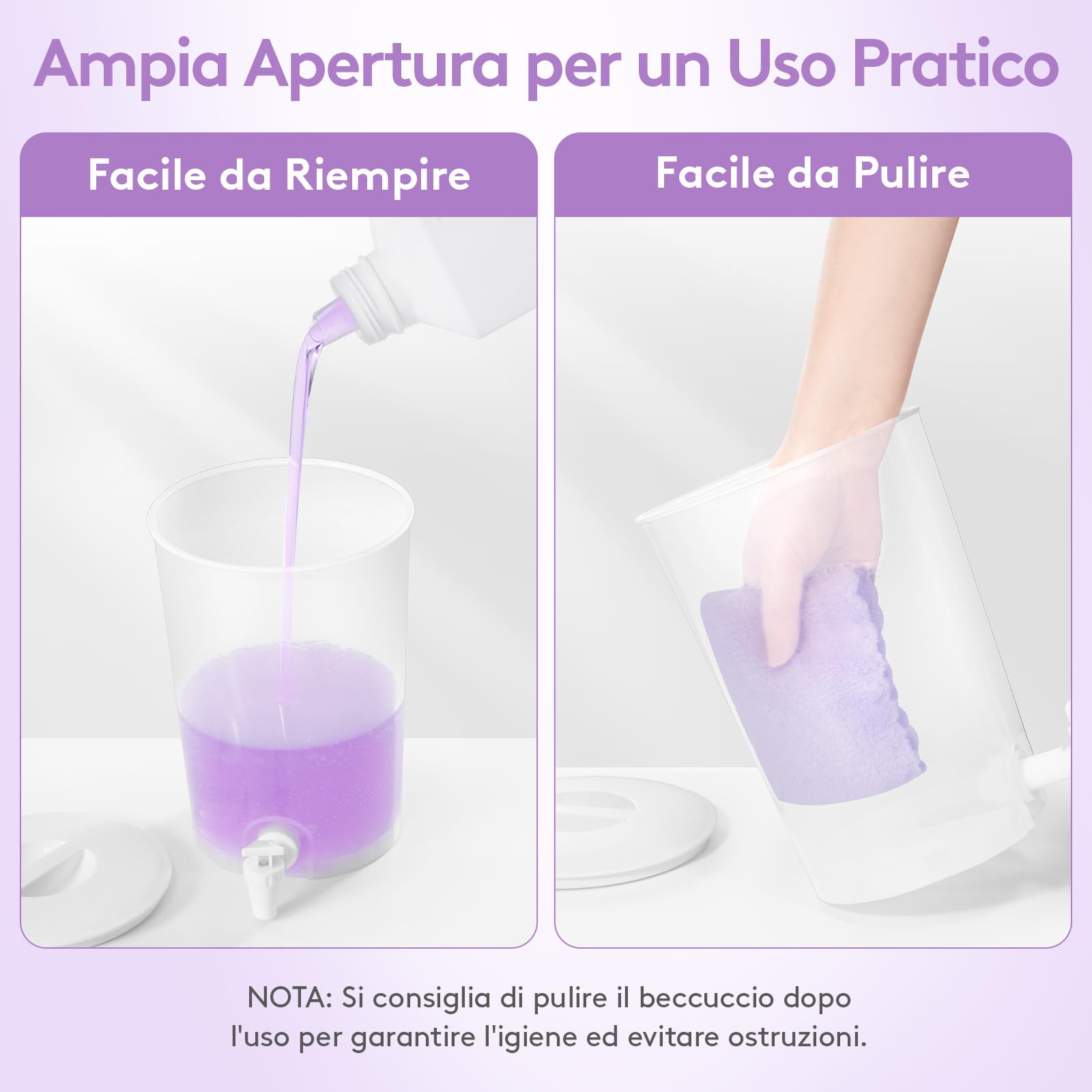 Lifewit 2 Pezzi Dispenser Detersivo Lavatrice 3.55L, 120 fl oz/3,5L Contenitore Detersivo Polvere in Plastica PET Trasparente, Dosatore Detersivo Lavatrice Multifunzionale per Bucato con Etichette