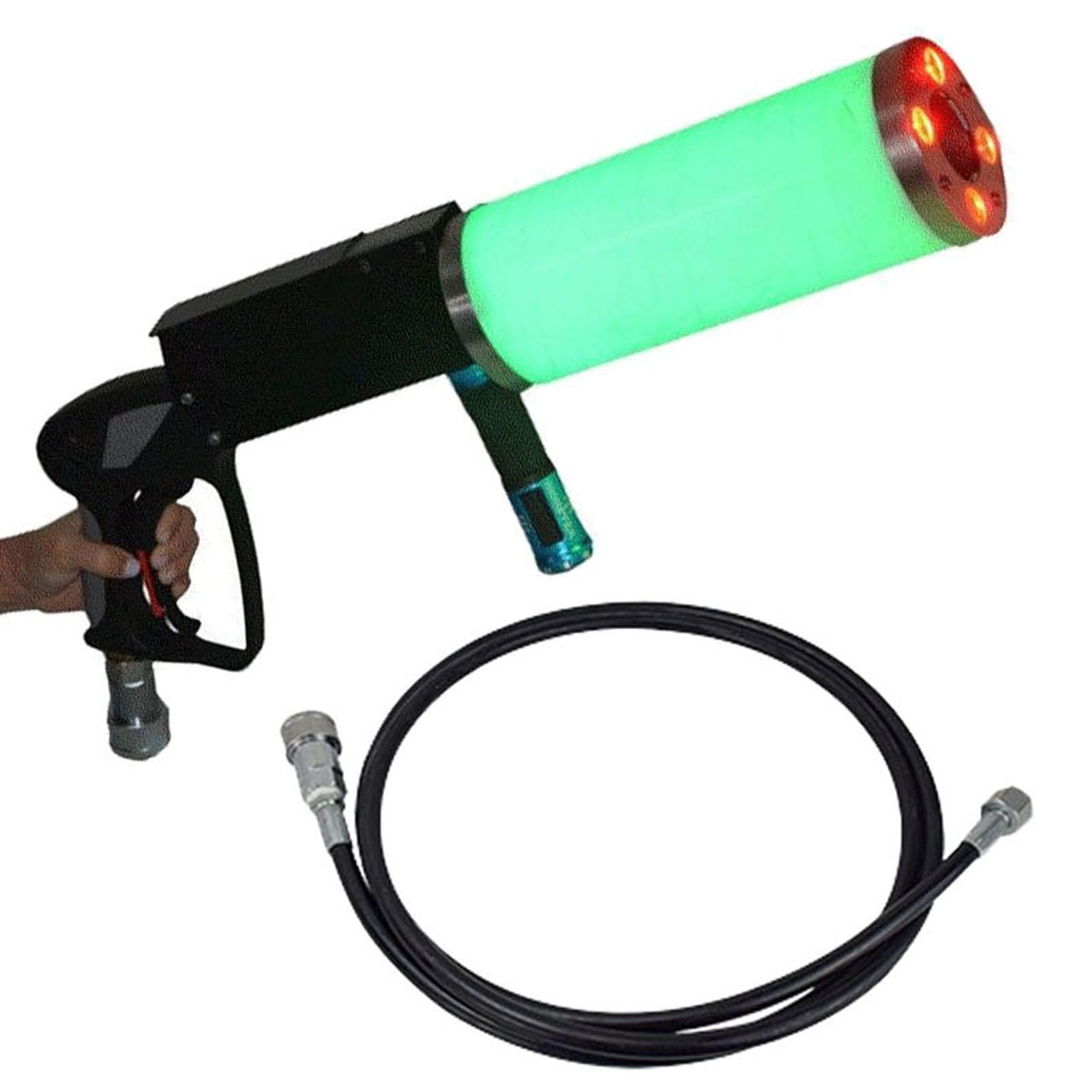 Máquina de efectos de dj con cañón de pulverización co2 multicolor