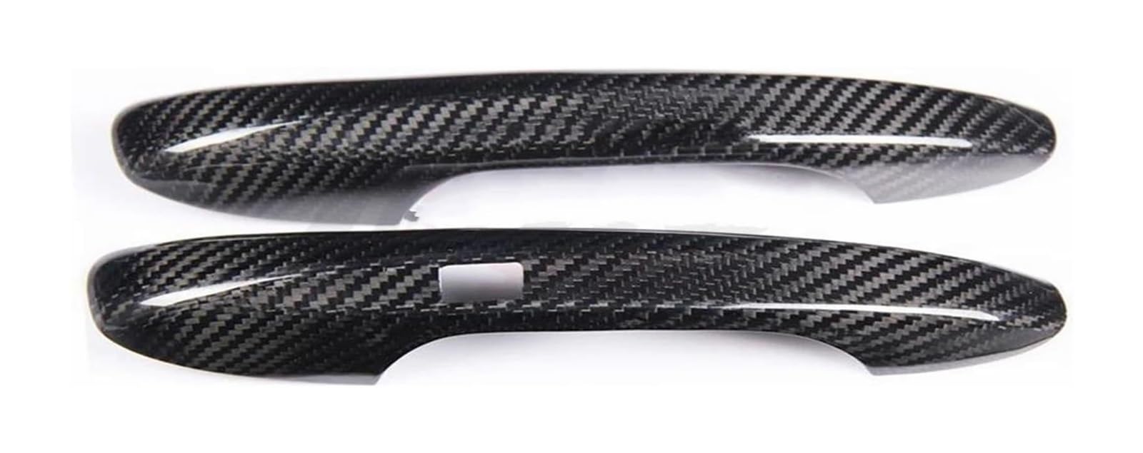 Hckclmbmzw A For Benz C E S Glc Gle Class W205 W213 X253 W222 C292 W167 W177 Rhd Car Inner Real Carbon Fiber Door Handle Cover Trim Door Handle Cover(A)