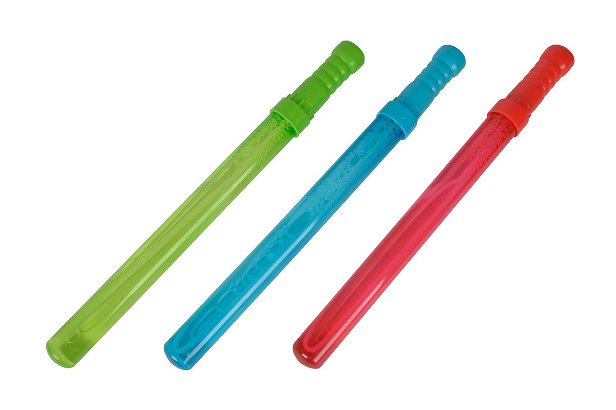 Simba 107282131 - Bubble Fun zestaw do baniek mydlanych, 3 sztuki