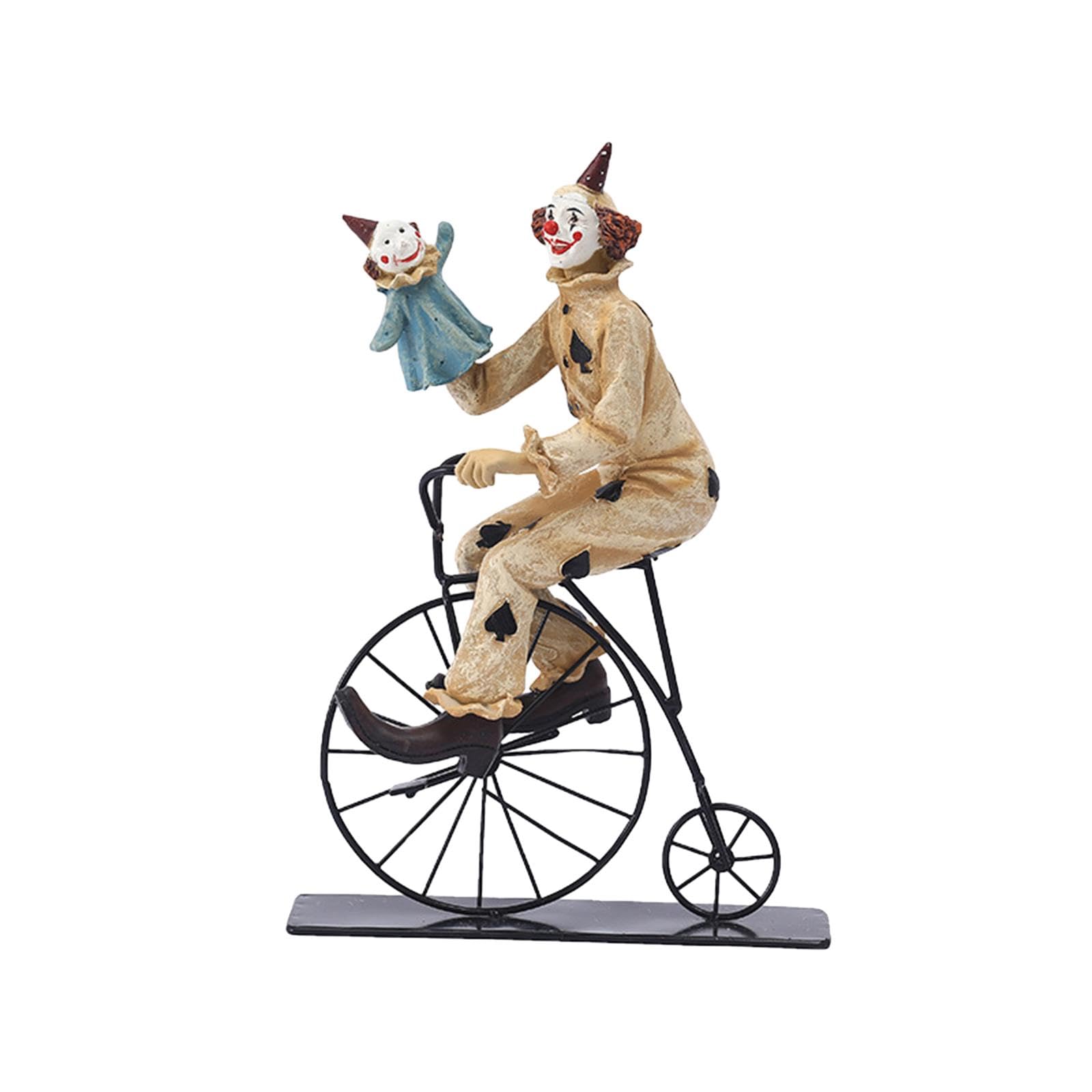 Amazon.co.jp: DeeRace ピエロの置物 ピエロ像 クリエイティブ グッズ