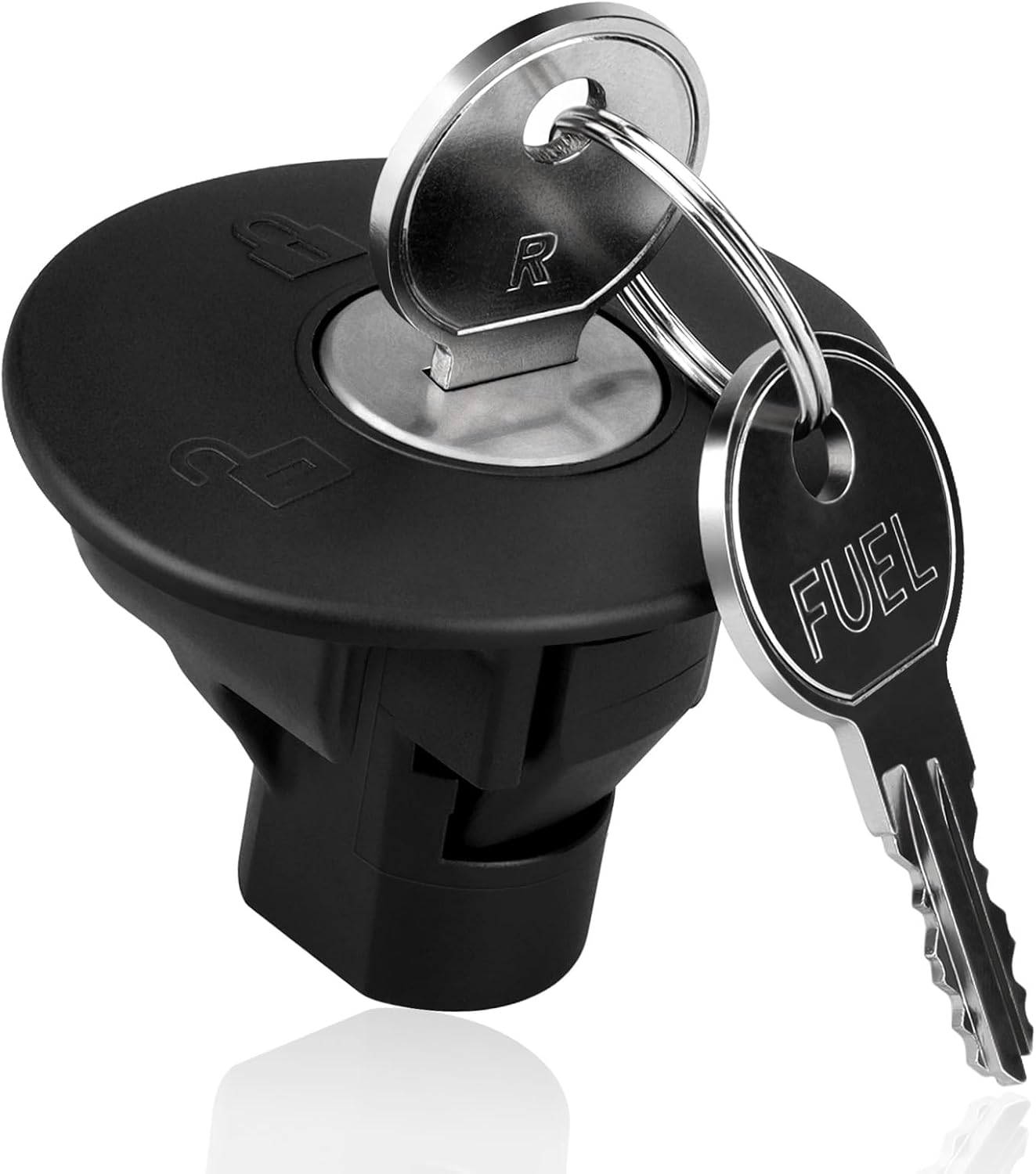 8U5Z9C268B Locking Gas Fuel Tank Plug Cover Cap With 2 Keys For - Foto 3
