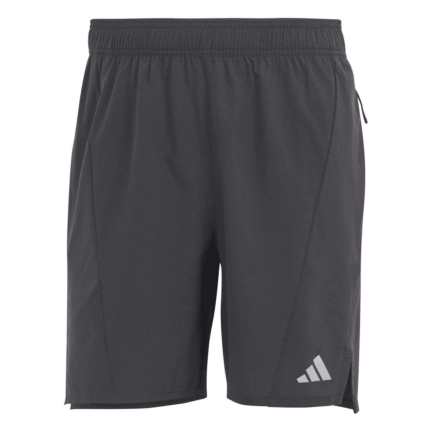 Adidas Men's Grey Designed For Training Hiit Workout Heat.rdy Shorts Black