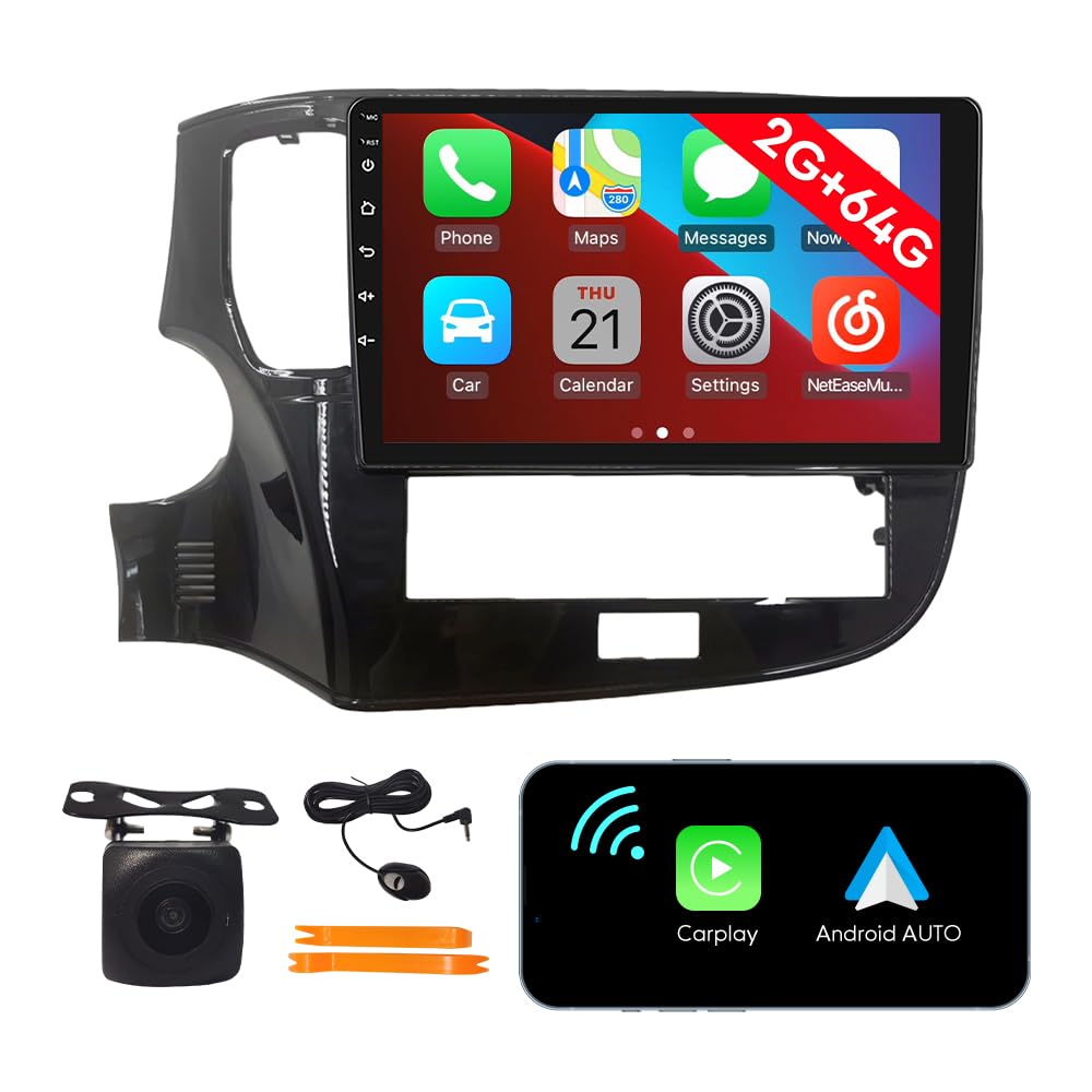 [2G 64G] Android Car Stereo FM Radio Carplay Android Auto 10.1