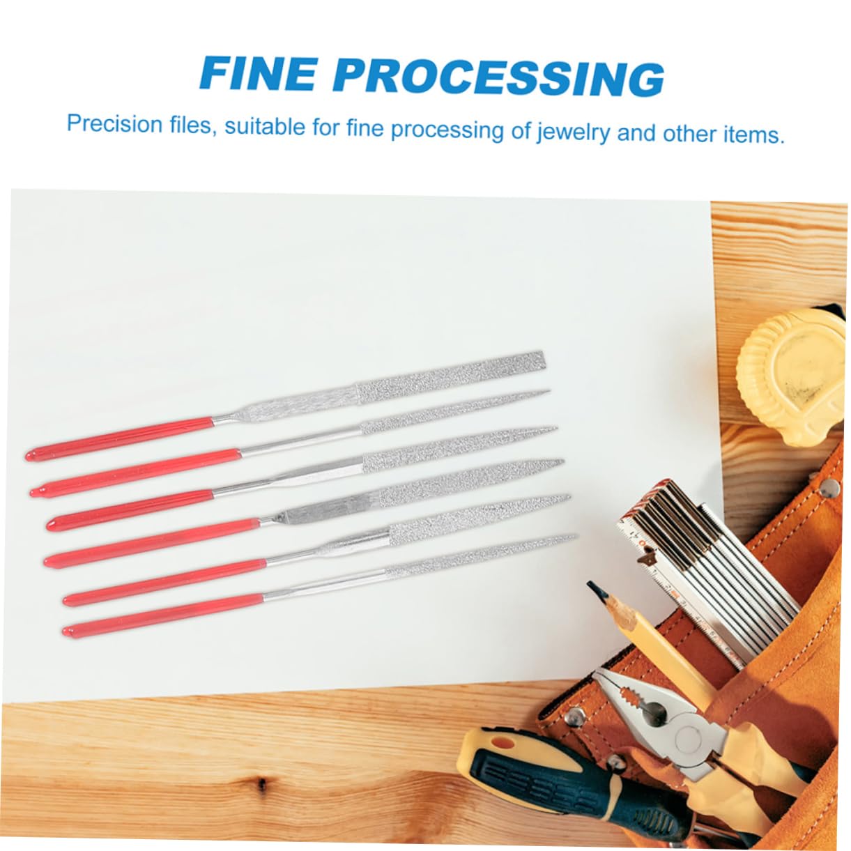 Alipis Set of 10 Mini Jeweler Files Diamond Needle File for Steel Sanding Sticks for Plastic Models Hand Tools