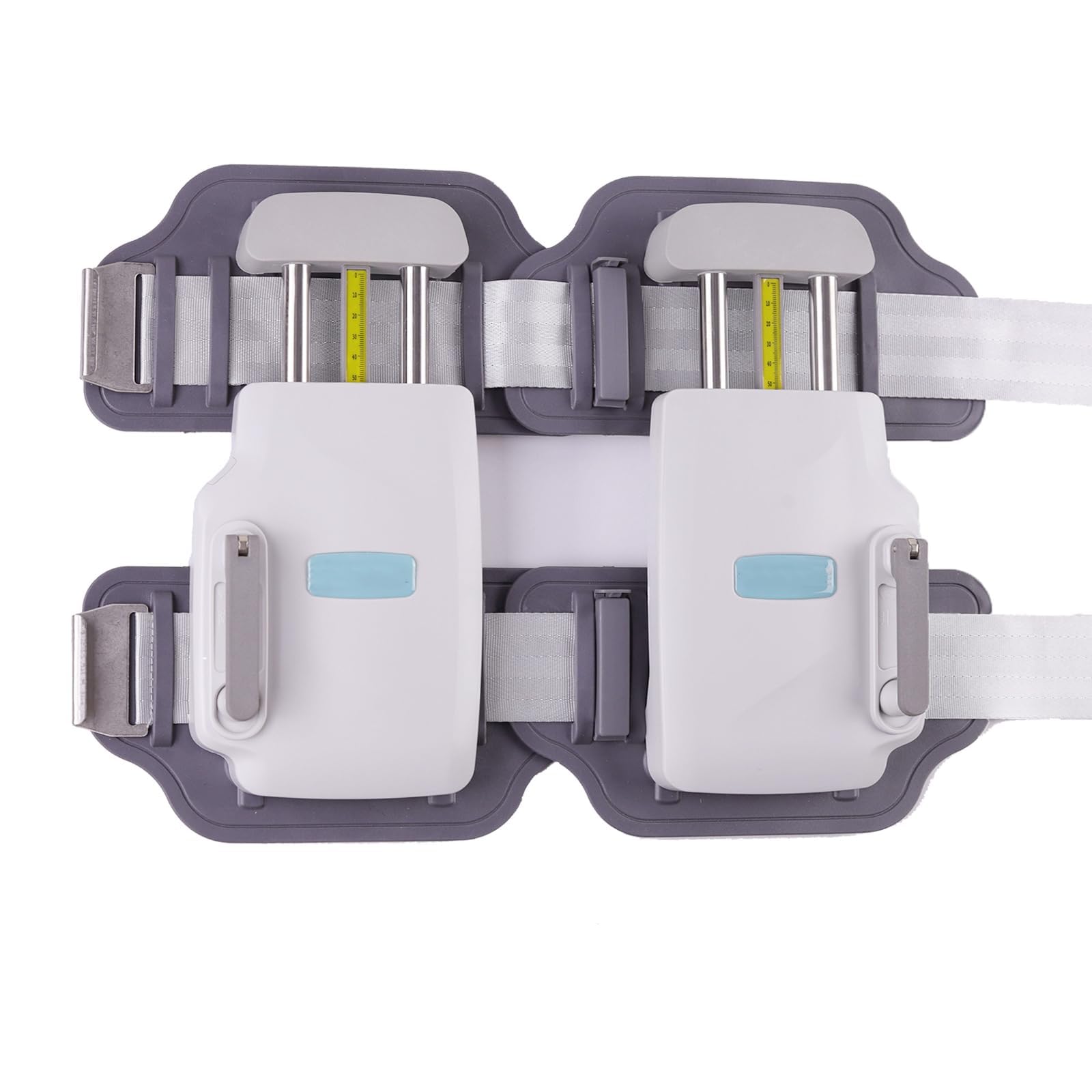 Dispositivo de descompresión espinal para el dolor lumbar: cinturón de tracción lumbar para hernias discales, ciática, estenosis y escoliosis, uso doméstico con estiramiento ajustable.