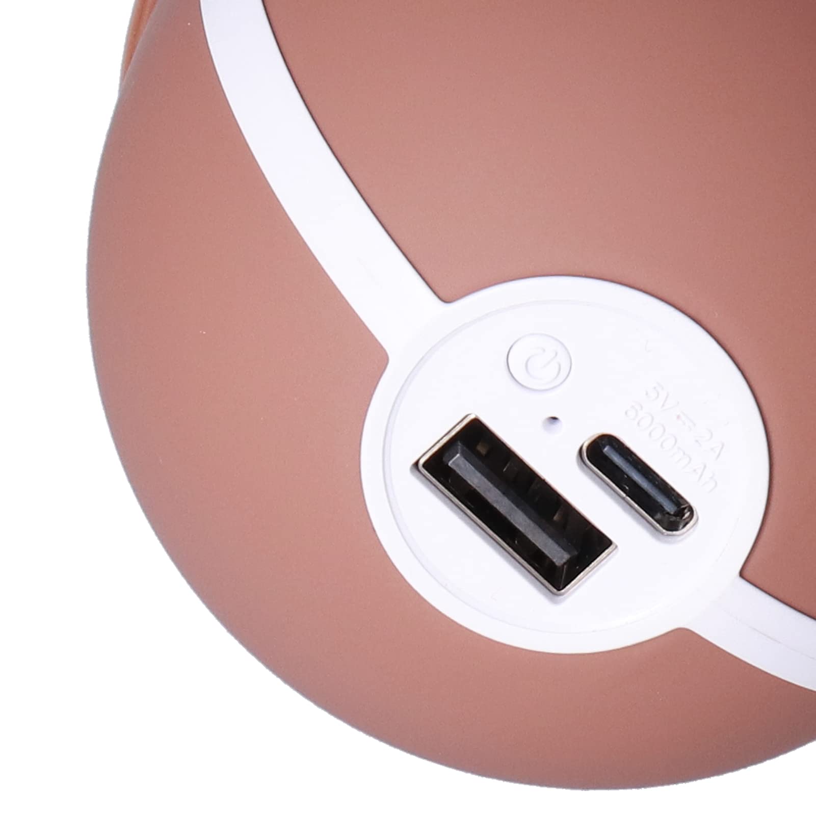 Calentador de Manos Reutilizable Power Bank 6000mAh 2 en 1 Calentador USB portátil Temperatura Ajustable Mini diseño Lindo para Actividades de Invierno al Aire Libre Plástico ABS