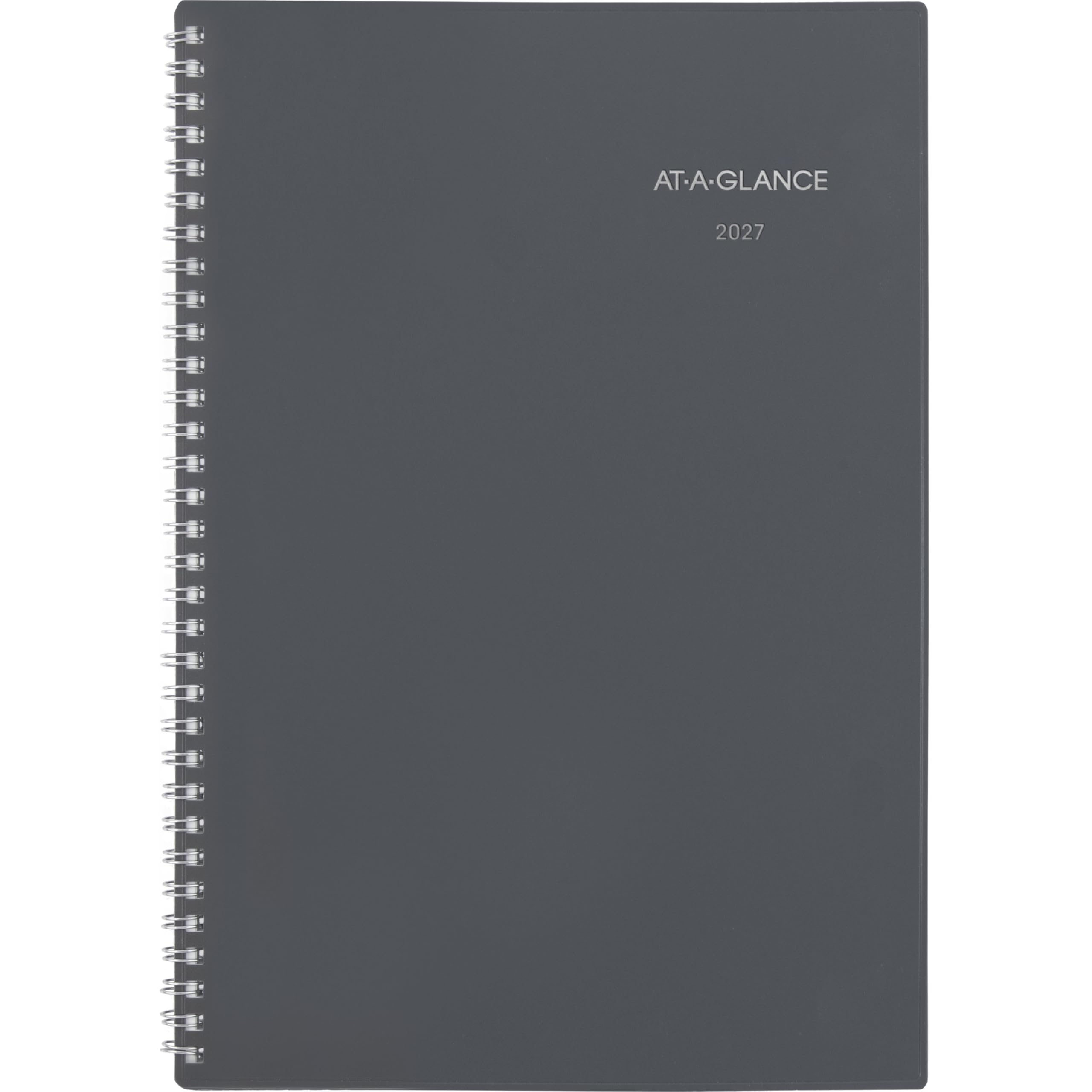 AT-A-GLANCE DayMinder GC2000727 Planer für 2027, Wochen- und Monatsplaner, 12,7 x 20,3 cm, Grau