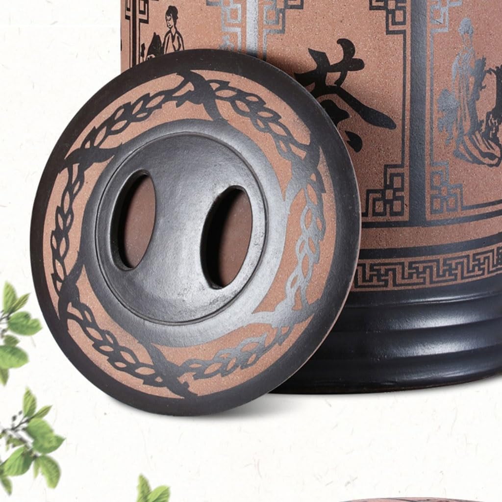 秦 蔵六 張星光之作意 純錫 四方式 茶壷 富岡鉄斎 画賛刻 在銘 共箱 鐵