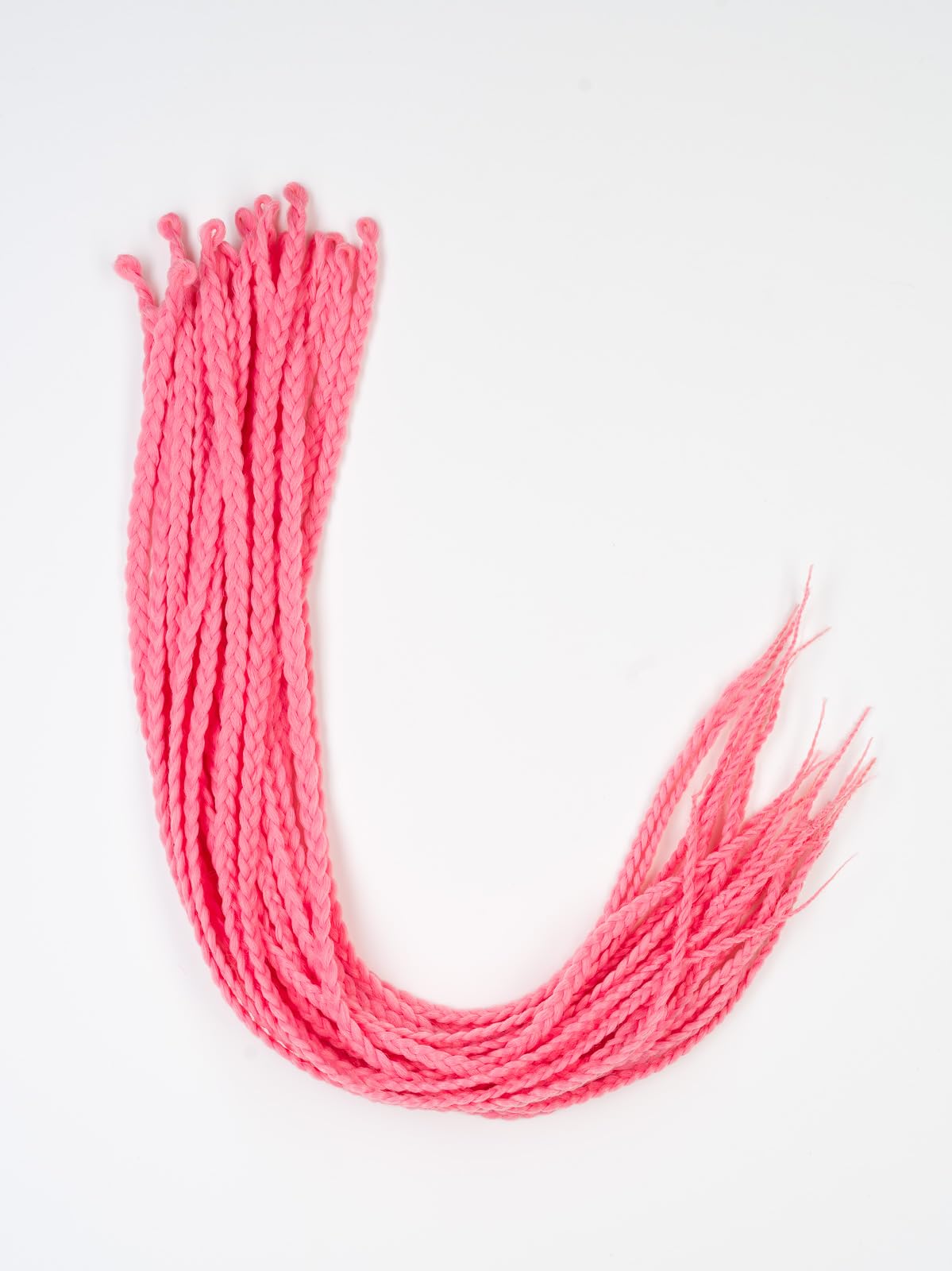 DreadLab - Box Braids Pre-Looped Senegalese Twists Single Ended (24"/ 60cm) (#15 Pink), 24 inches