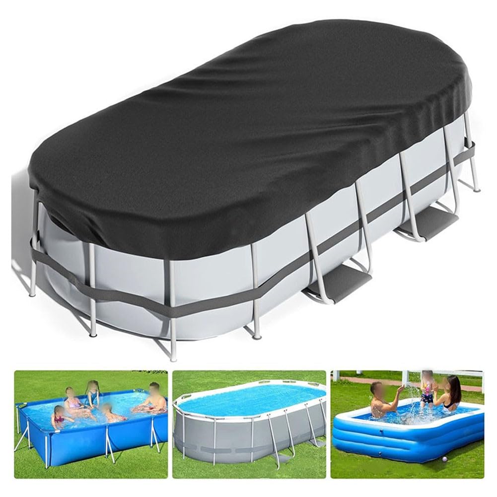 Bâche rectangulaire en tissu Oxford pour piscine hors sol
