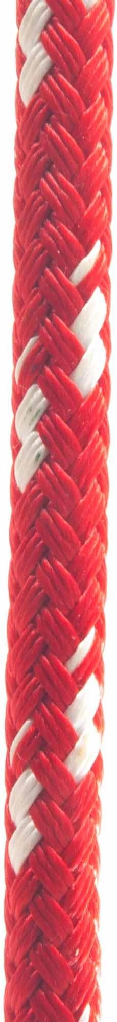 New England Ropes 1/2in (12mm) Sta-Set Solid Red 50 Feet Long