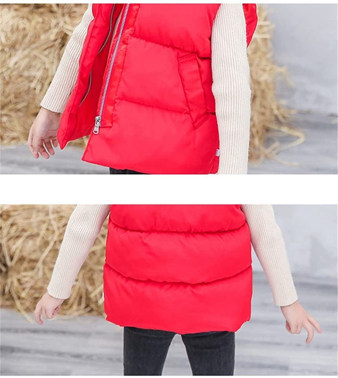 Warm wintervest voor meisjes, gewatteerd, mouwloze jas, bovenkleding