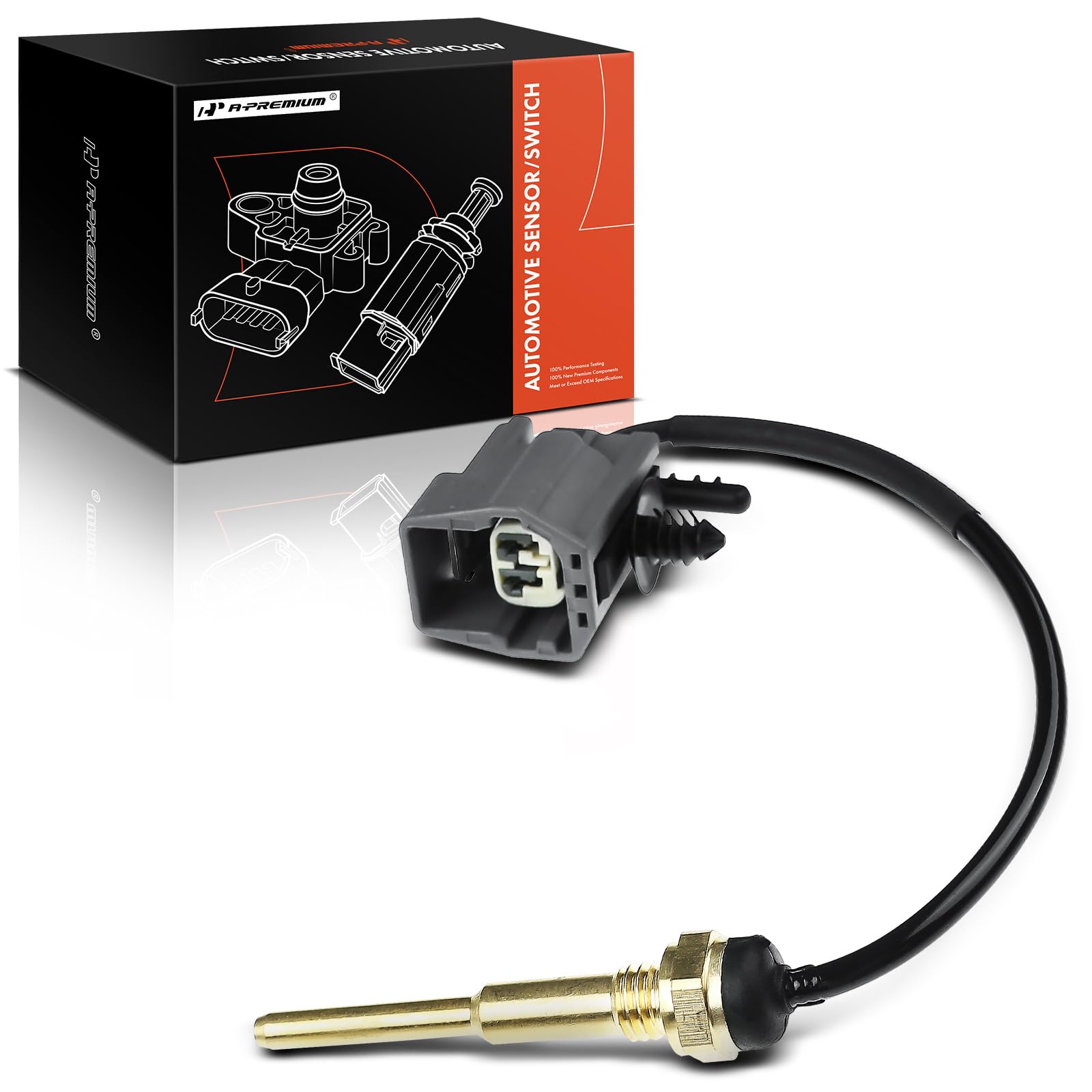 A-Premium Engine Coolant Temperature Sensor Compatible with Ford