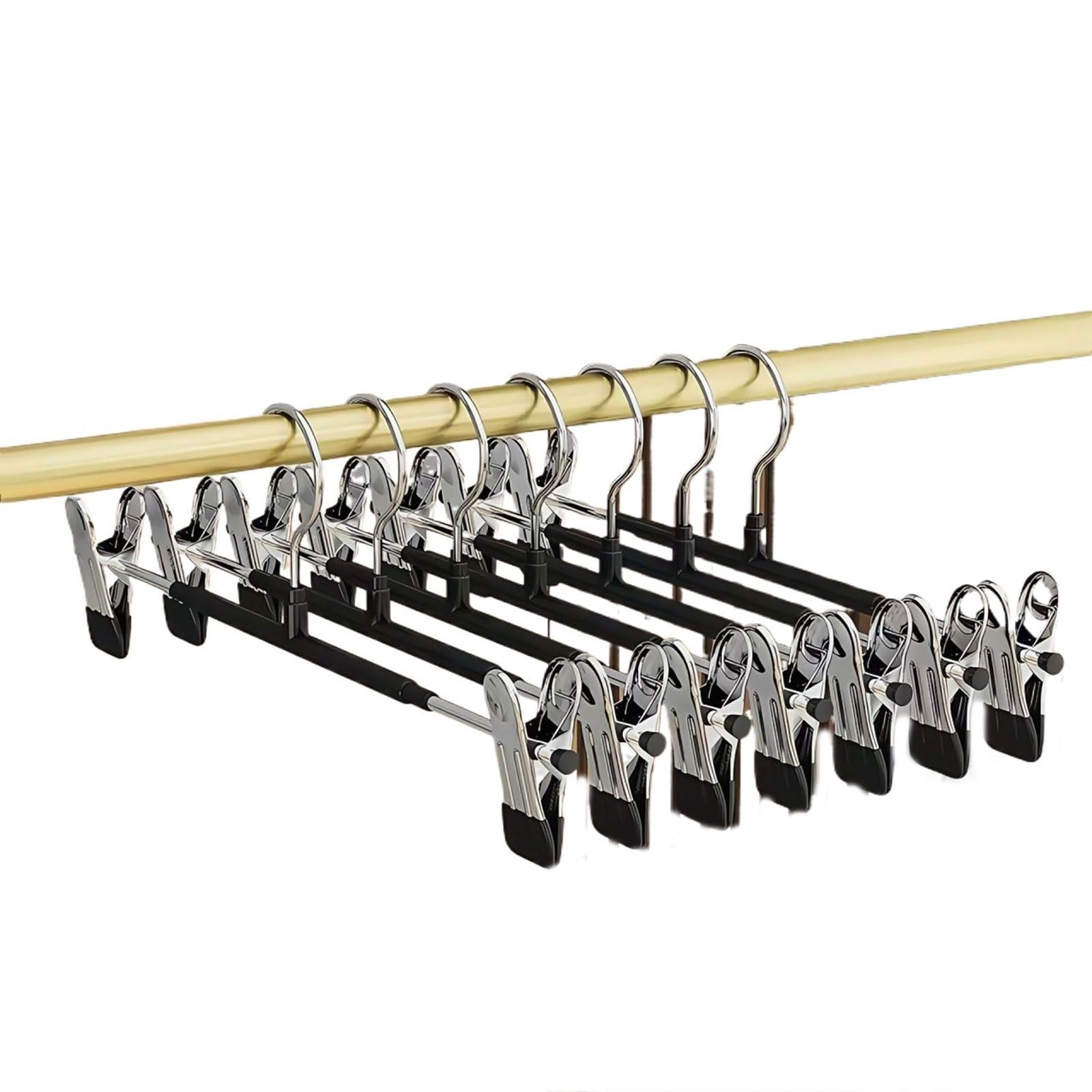 7-piece Stainless Steel Hanger Set Expandable Double Coat hanger