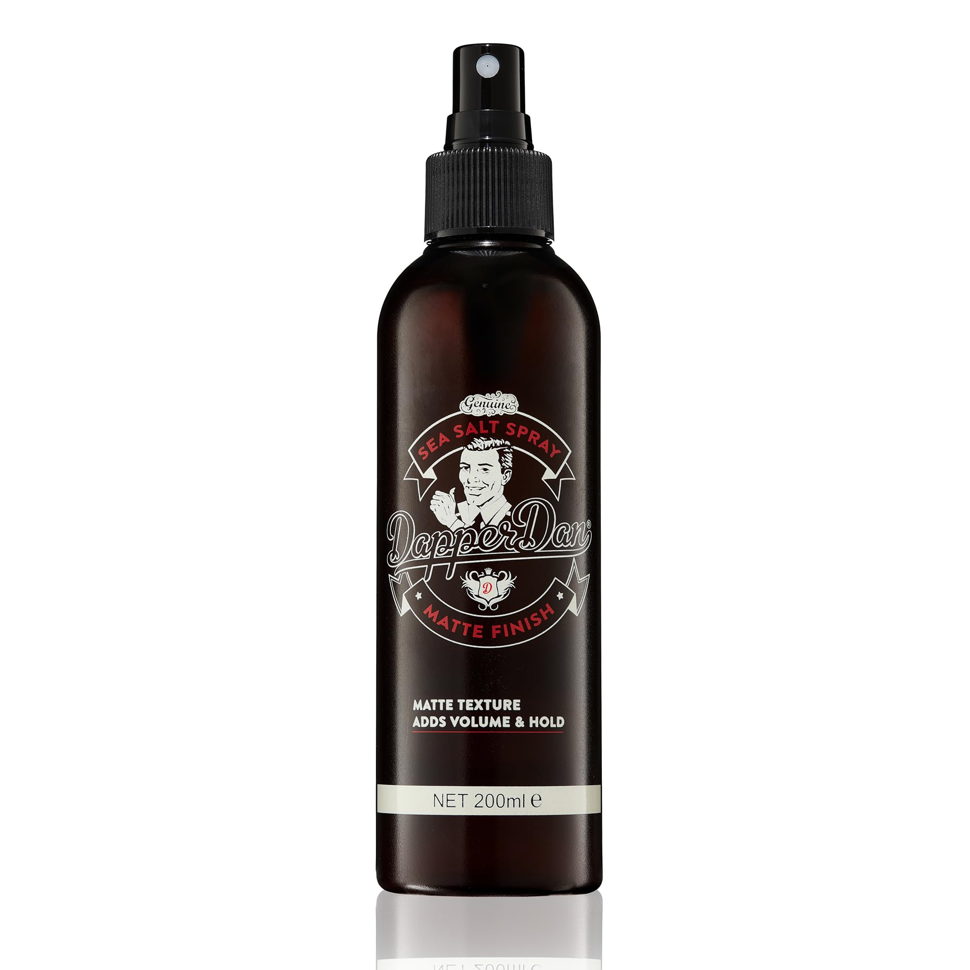 Dapper Dan Sea Salt Spray, Texturizing Sea Salt Hair Spray for Men, Matte and Textured Finish, Adds Thickness and Volume, Natural Finish, Classic Sandalwood Scent, 1 x 200ml