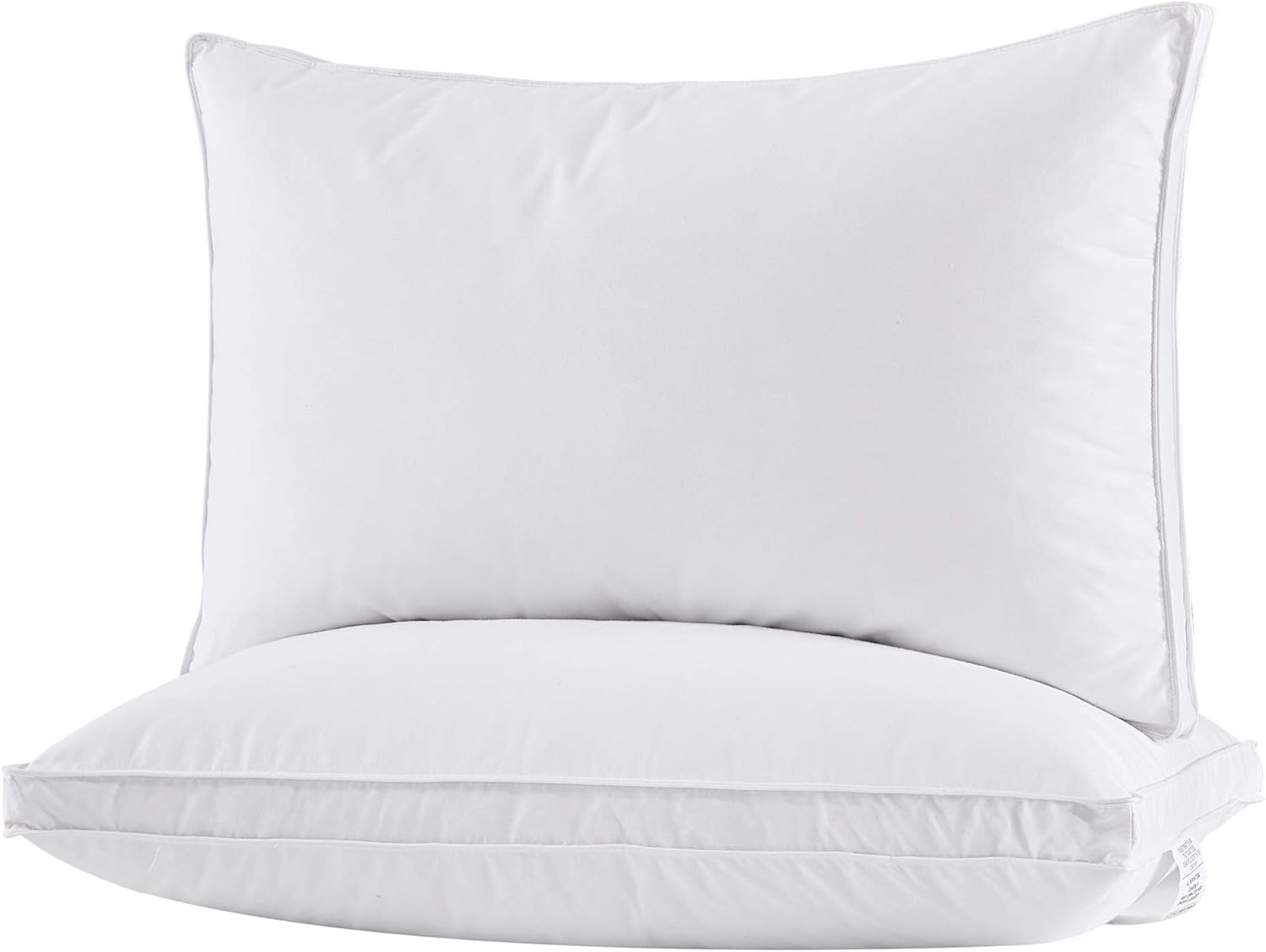 Limited Stock puredown Goose Feather Down Pillow Gusseted Bed Pillows for Sleeping 100% Cotton Shell Set of 2 Queen Size Best Deal puredown Goose Feather Down Pillow Gusseted Bed Pillows for Sleeping 100% Cotton Shell Set of 2 Queen Size