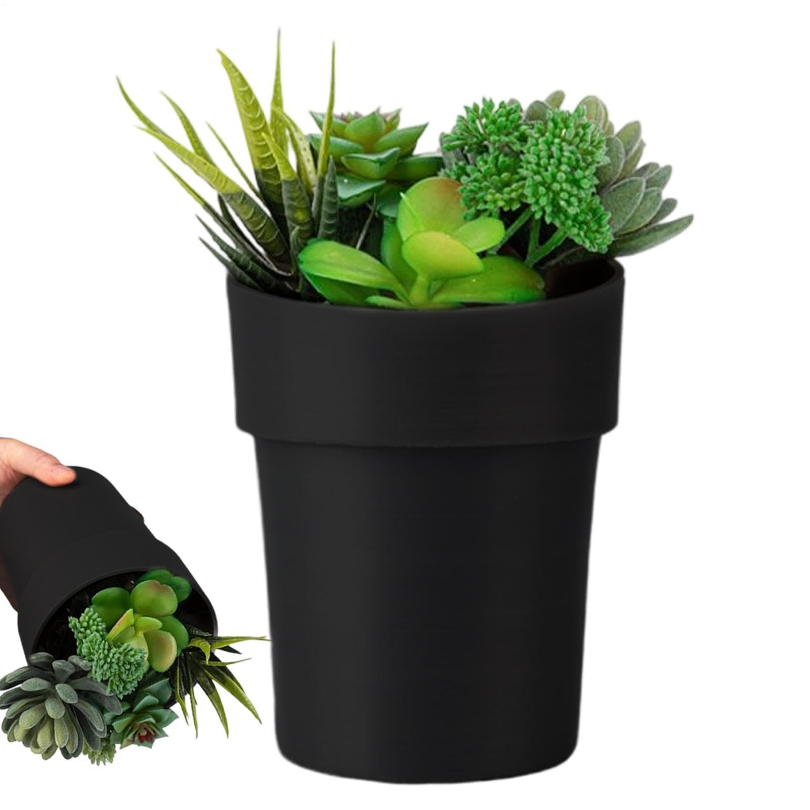 Secret Compartment, Flower Pot with Secret Compartment, Realistic Plant Hiding Place for Cash and Valuables, Safe Storage for Money, Jewellery, Keys, Watches, Garden, Balcony, Travel, Camping, Office