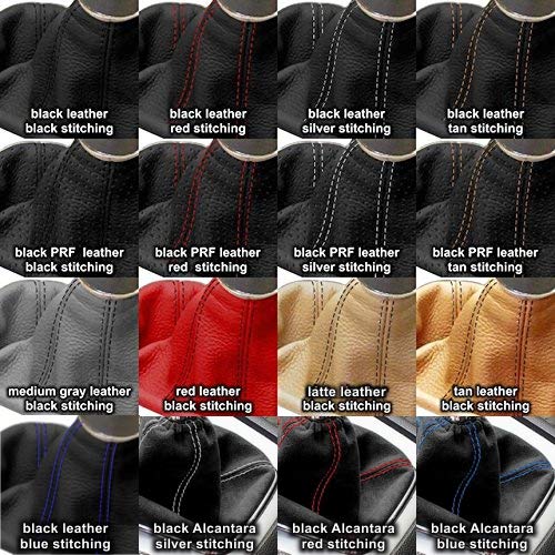 Redlinegoods Steering Wheel Cover - 3-Spoke Compatible With Bmw 3-Series 1999-05. Black Perforated/Silver #TOP1