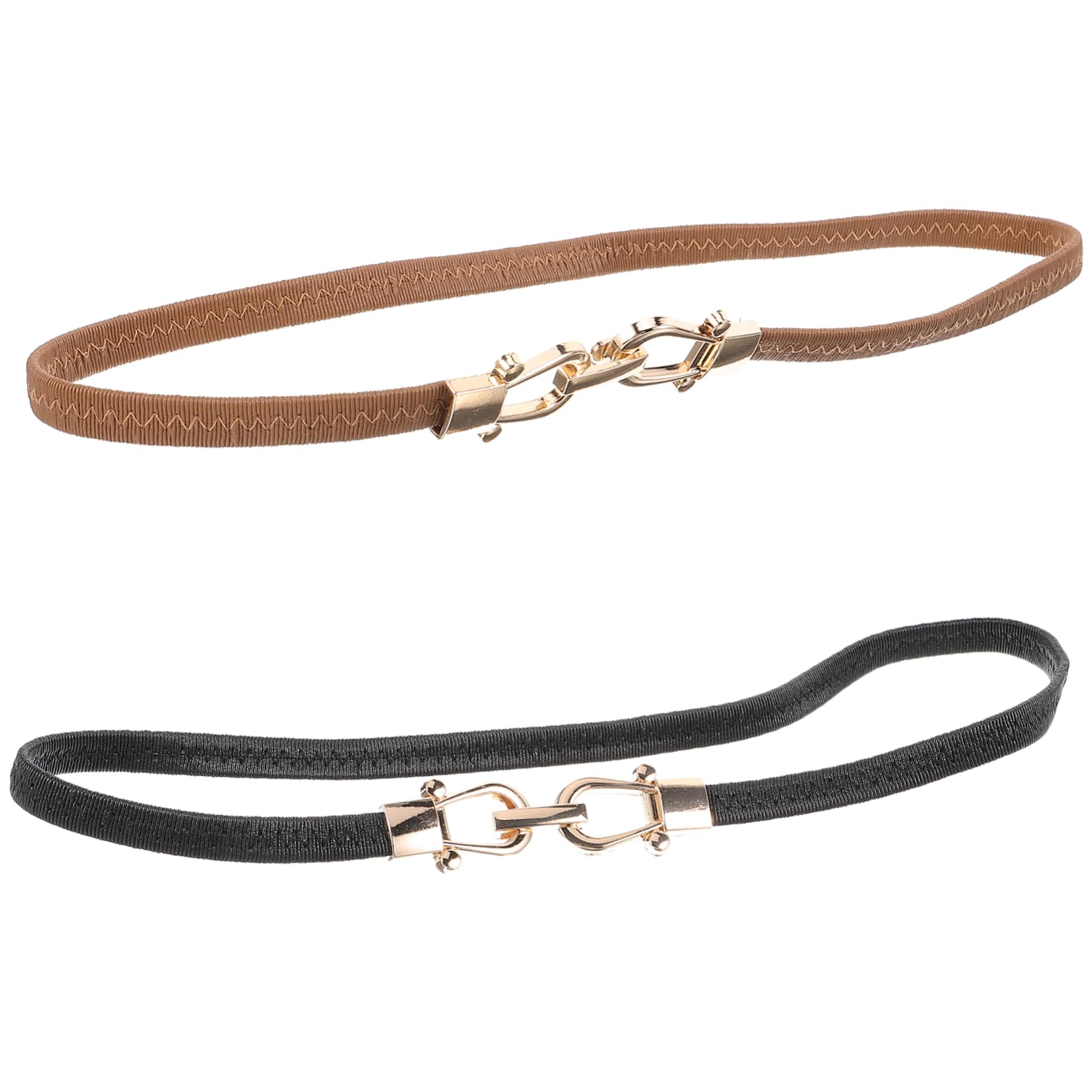 SHERCHPRY 8 Piezas Cinturón De Con Hebilla Cinturones Para Vestidos De Cinturón Elástico Para Cinturón Elástico Cinturón De Vestir De Niña Banda Elástica