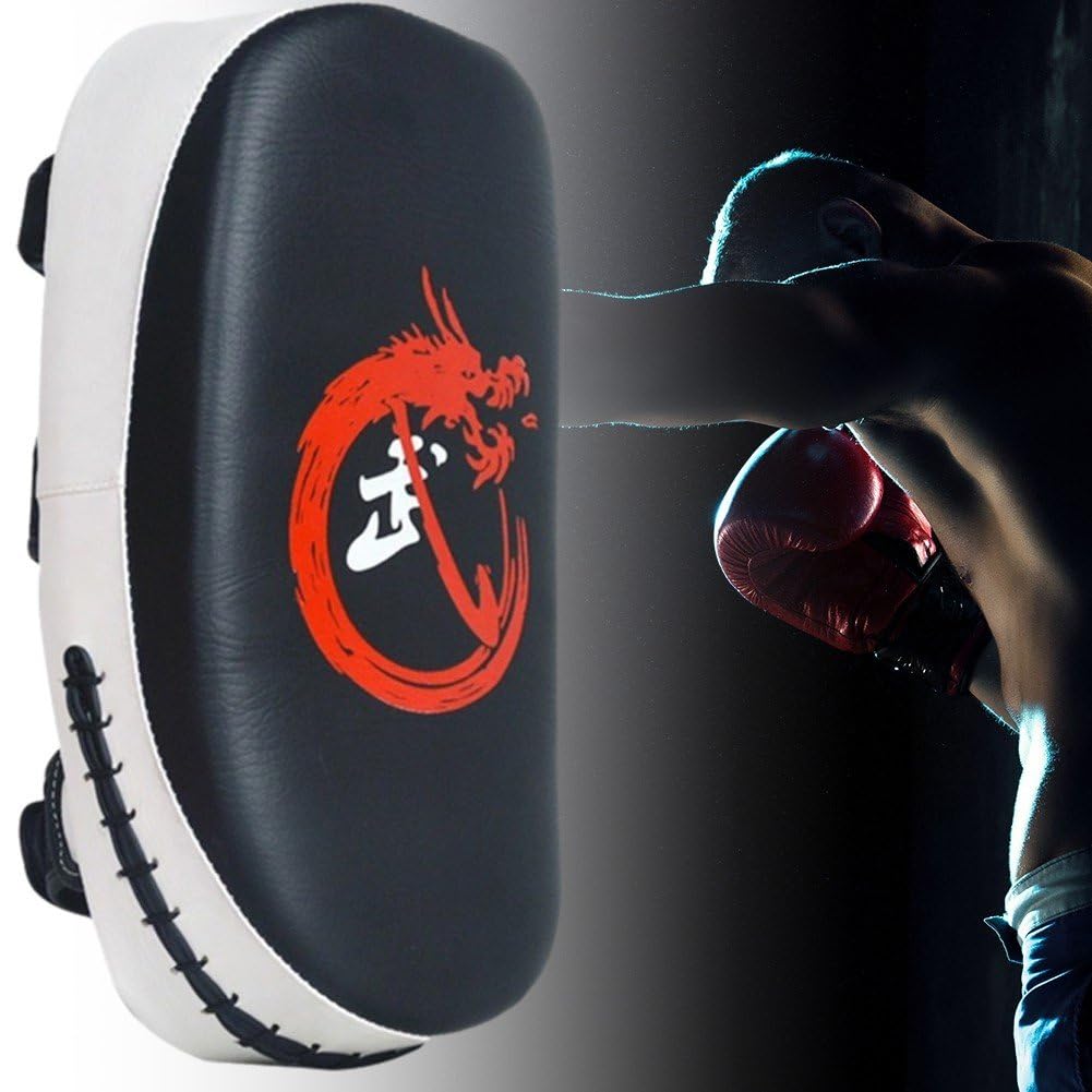 Taekwondo Kick Pads Boxeo Karate Pad Cuero De PU Muay Thai MMA Arte Marcial Kickboxing Punch Mitts Saco De Boxeo Equipo De Entrenamiento De Escudo para Patadas