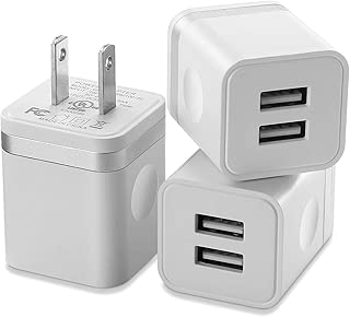 X-EDITION USB Wall Charger, 3-Pack 2.1Amp Dual Port USB Plug Power Charger Adapter Charging Block Compatible with iPhone Xs Max/Xs/XR/X/8/7/6S/6 Plus, Pad, Samsung, LG, Google, Moto, and More - coolthings.us