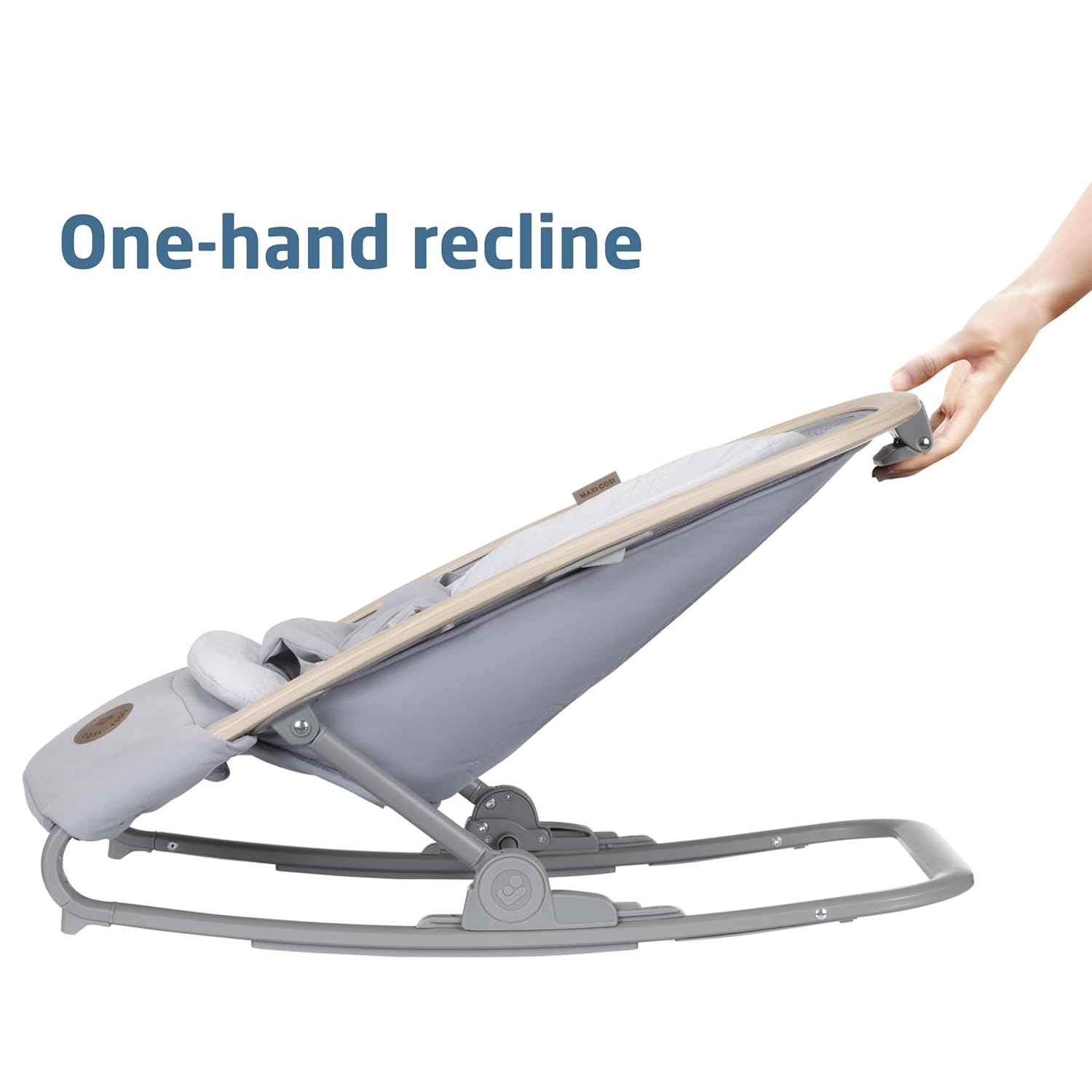 Maxi-Cosi Minla 6-in-1 High Chair, Classic Oat & Kori 2-in-1 Rocker, Classic Slate