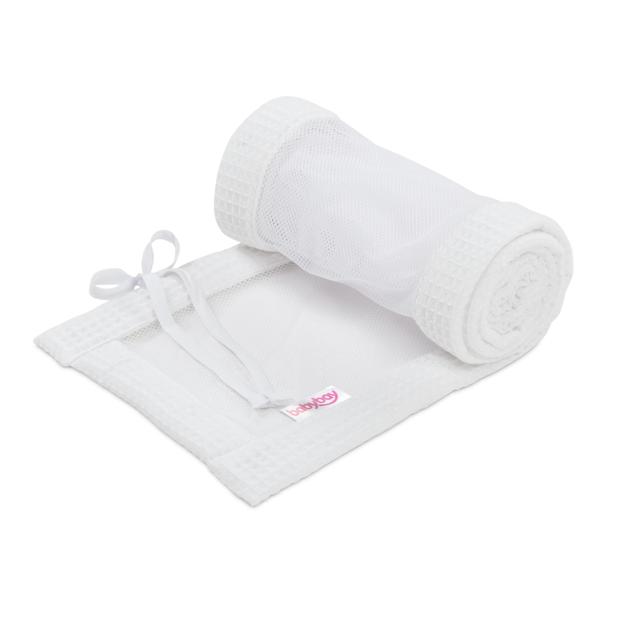 babybay Nestchen Mesh-Waffelpiqué passend für Modell Original, weiß