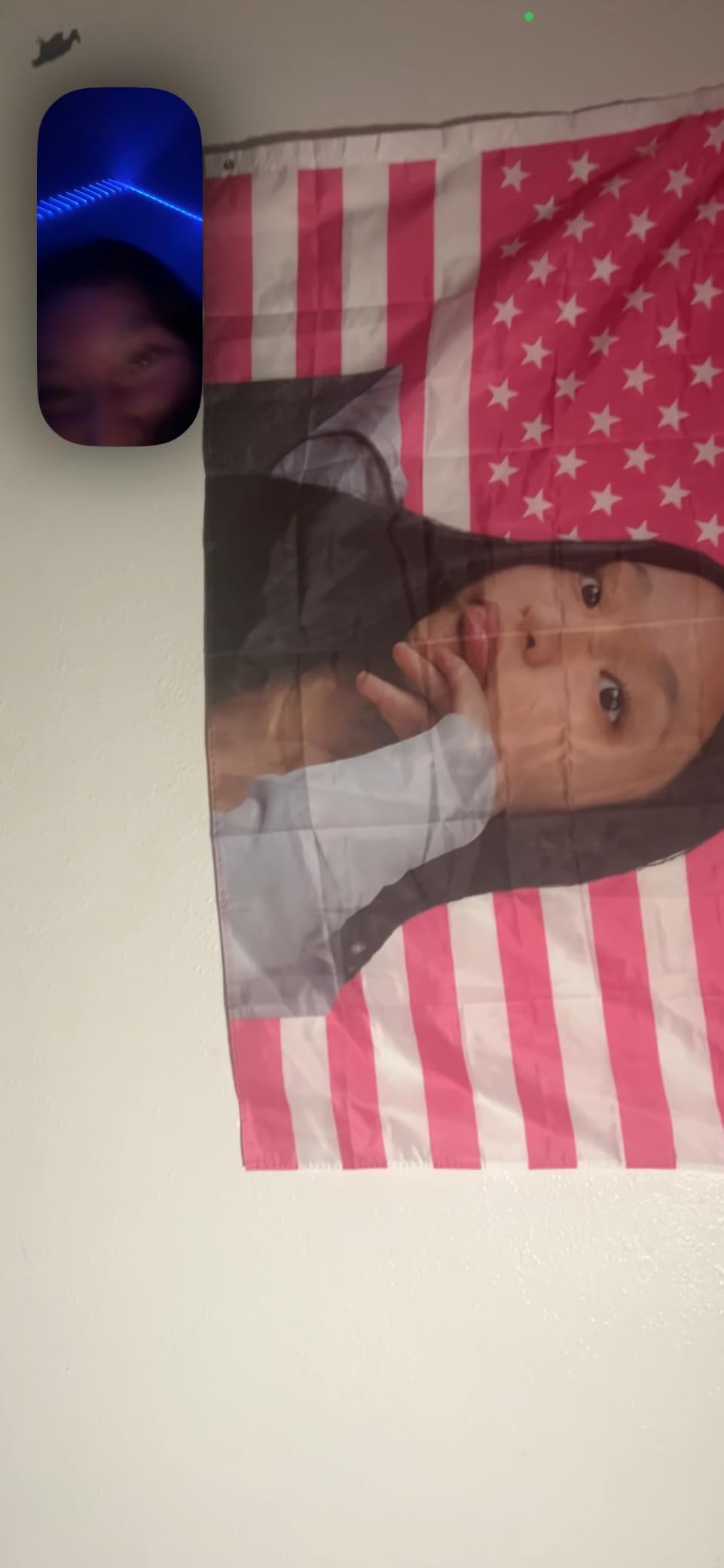 Custom American Tapestry Flag with Picture photo review