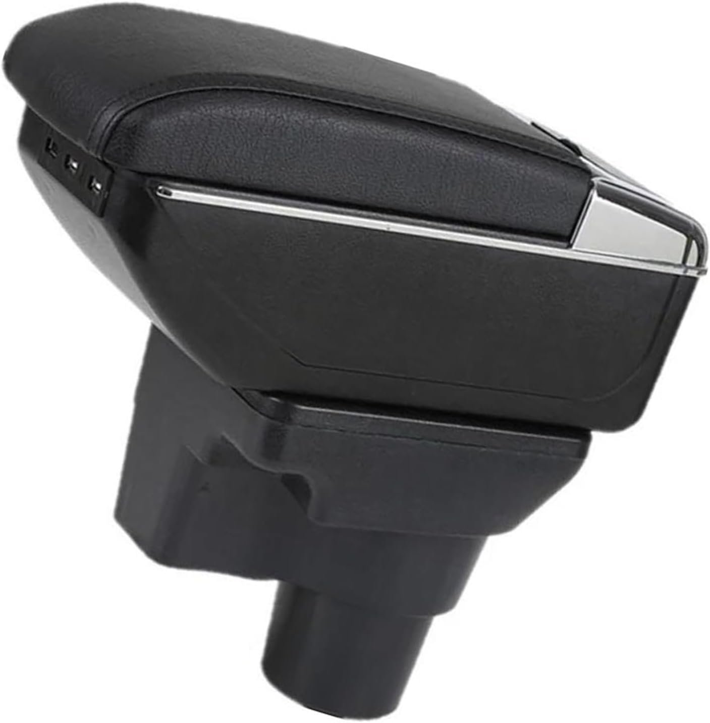 Car Arm Rest Armrest Box With Cup Holder Double Layer Storage Armrest Box With 7 USB Ports For Hyundai For Solaris 2 For Accent For Verna 2017-2022