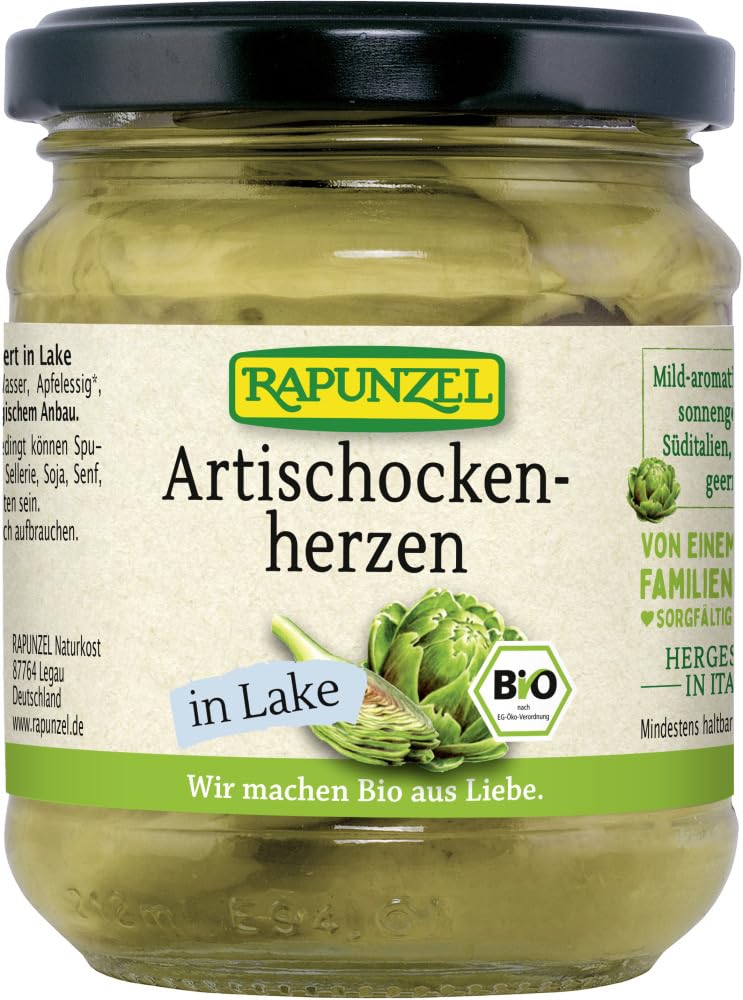 Rapunzel Lot de 6 sachets de 200 g de cœurs artichaut bio