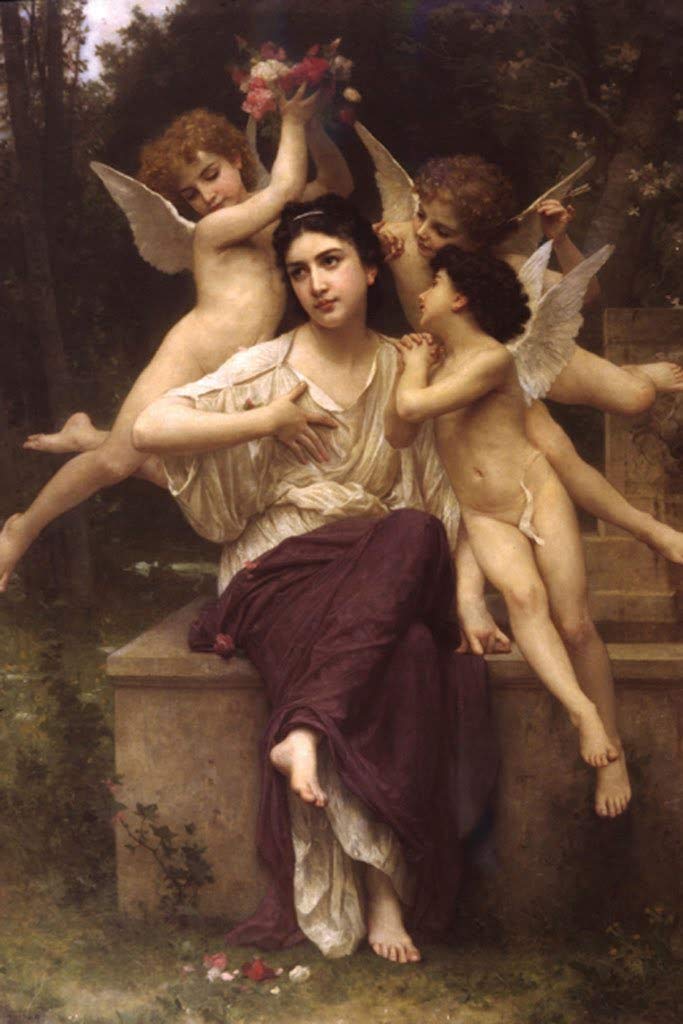 ArtParisienne Rêve de Printemps William-Adolphe Bouguereau 20x30-inch Canvas Print