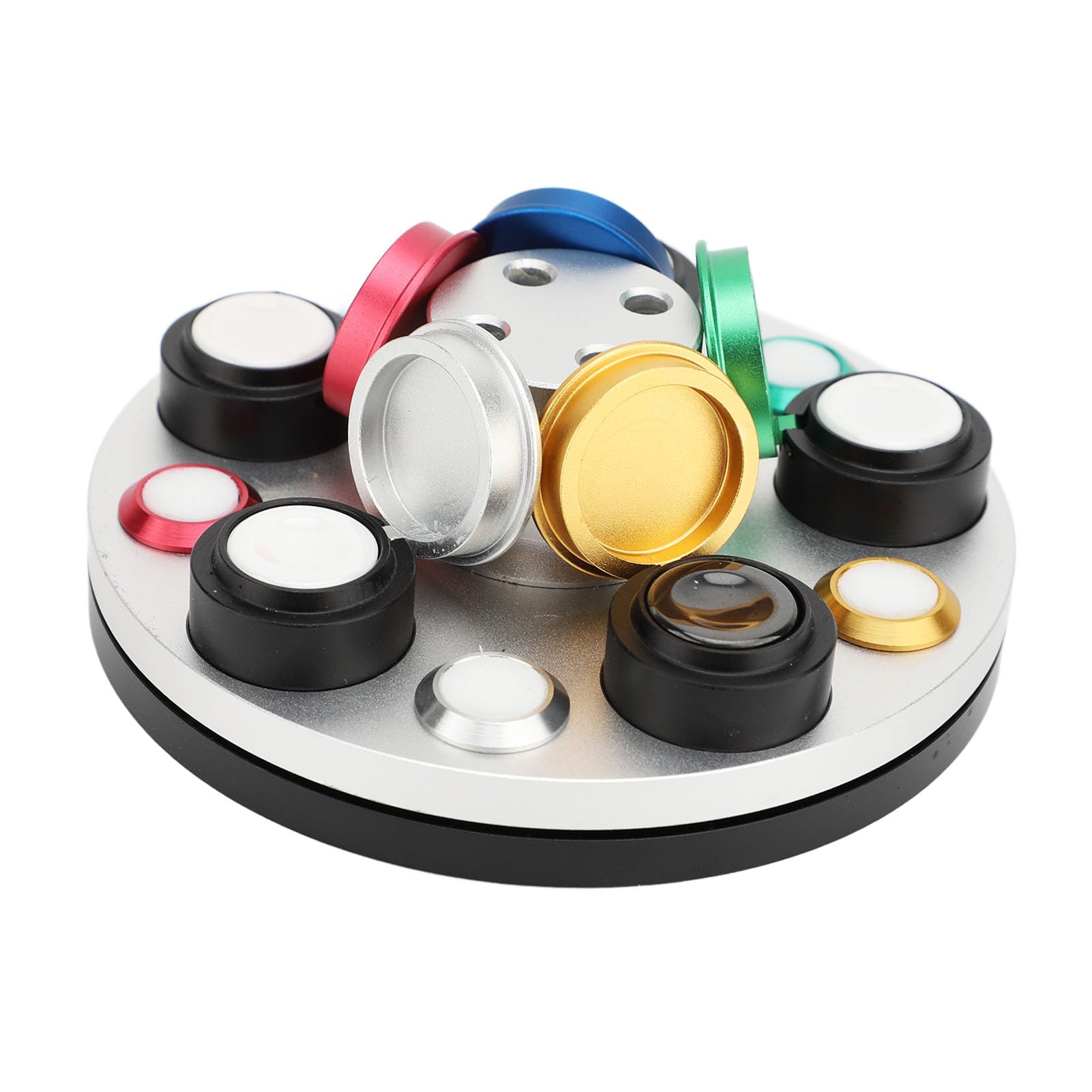 Asixxsix Piatto Oliatore per Orologi, Giradischi 5 Piatti Kit di Riparazione Oliatore per Orologi Strumento per Immersione in Olio per Orologi Oliatore per Olio per Orologi Coppa per Olio
